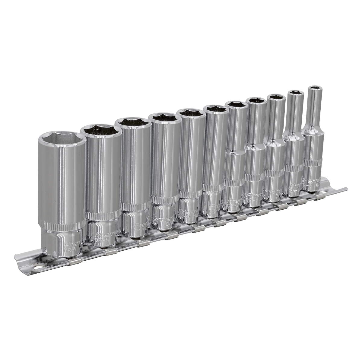 Socket Set 11pc 1/4"Sq Drive Deep WallDrive® Imperial AK2671