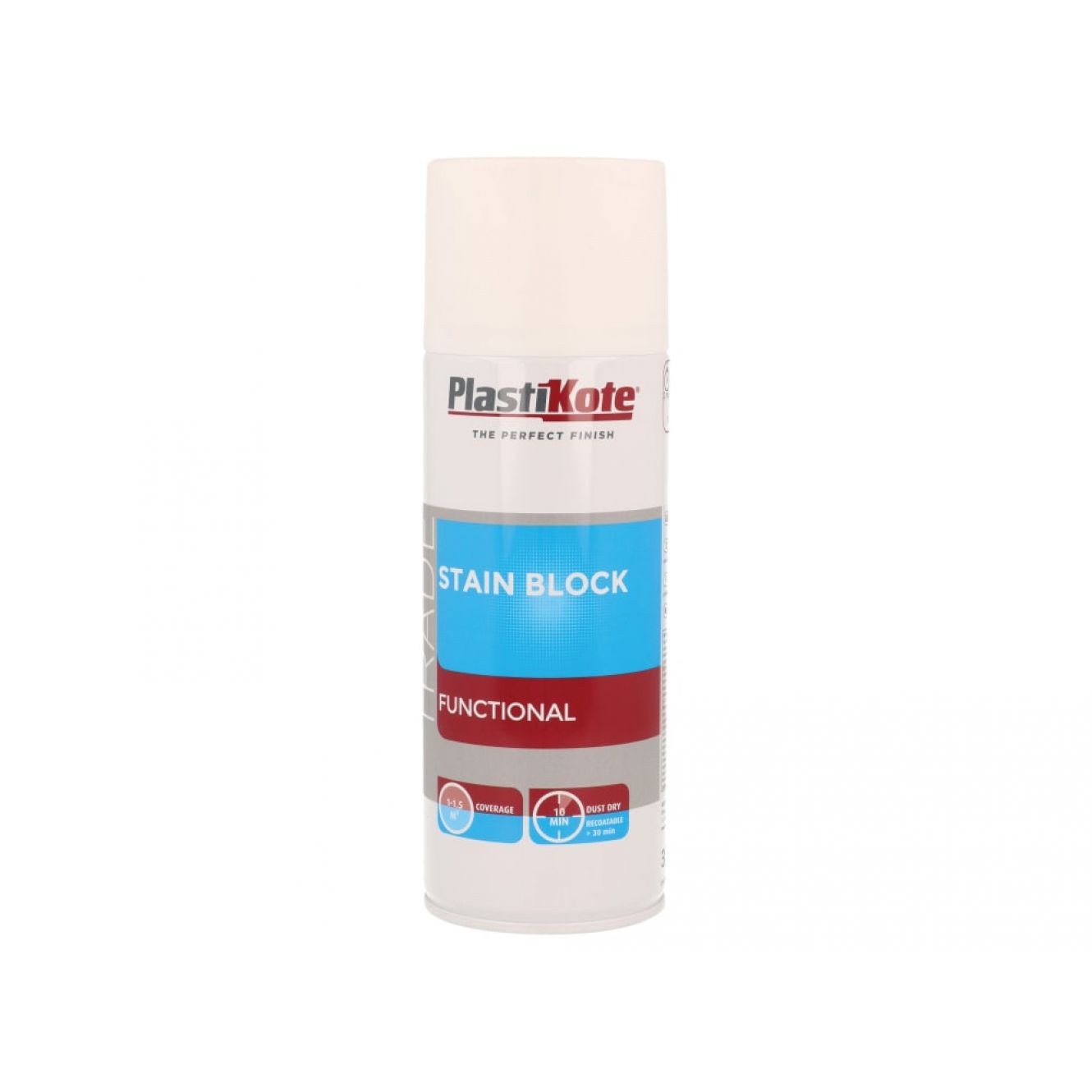 Trade Stain Block Spray Paint White 400ml PKT71019