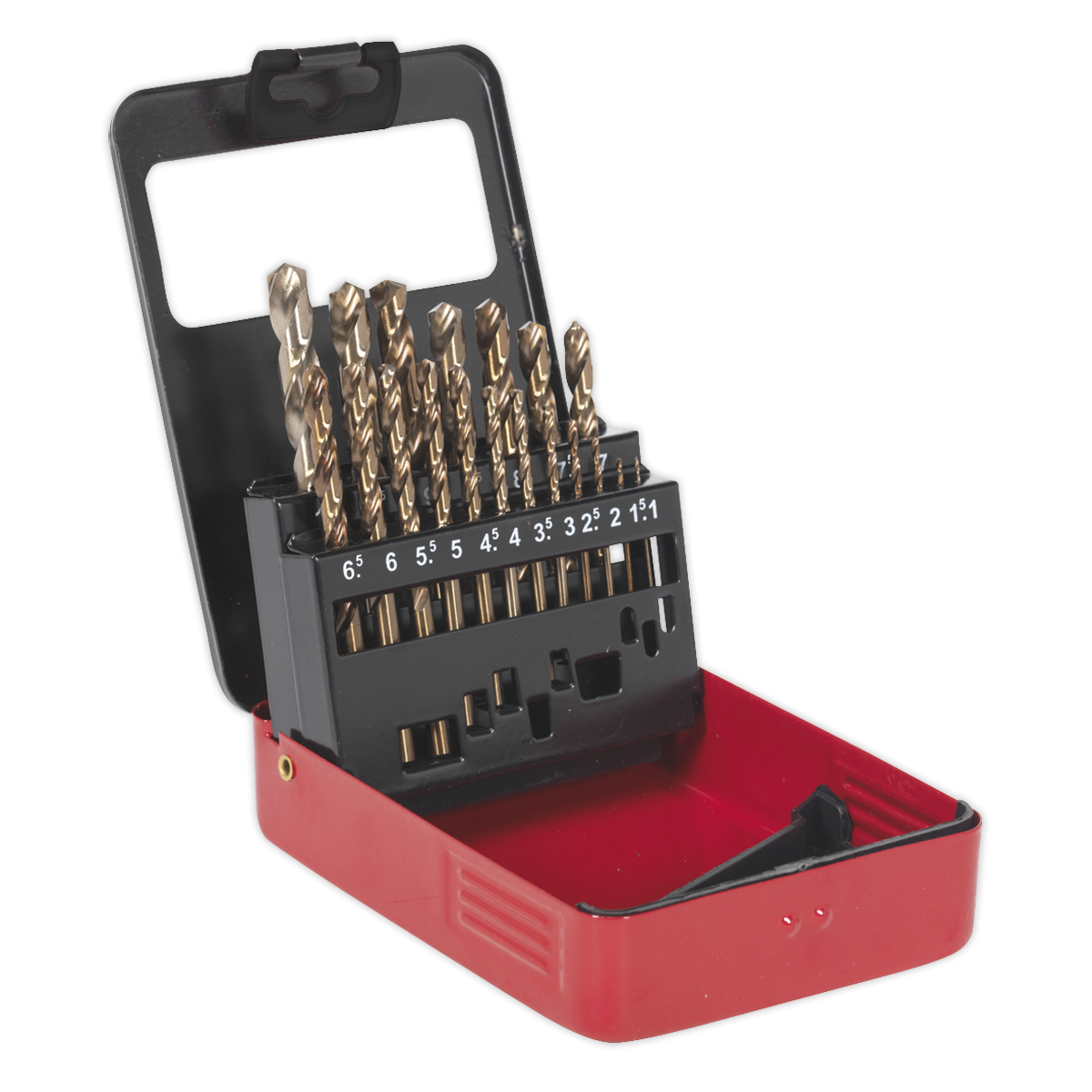 HSS Cobalt Split Point Fully Ground Drill Bit Set 19pc Metric AK4701