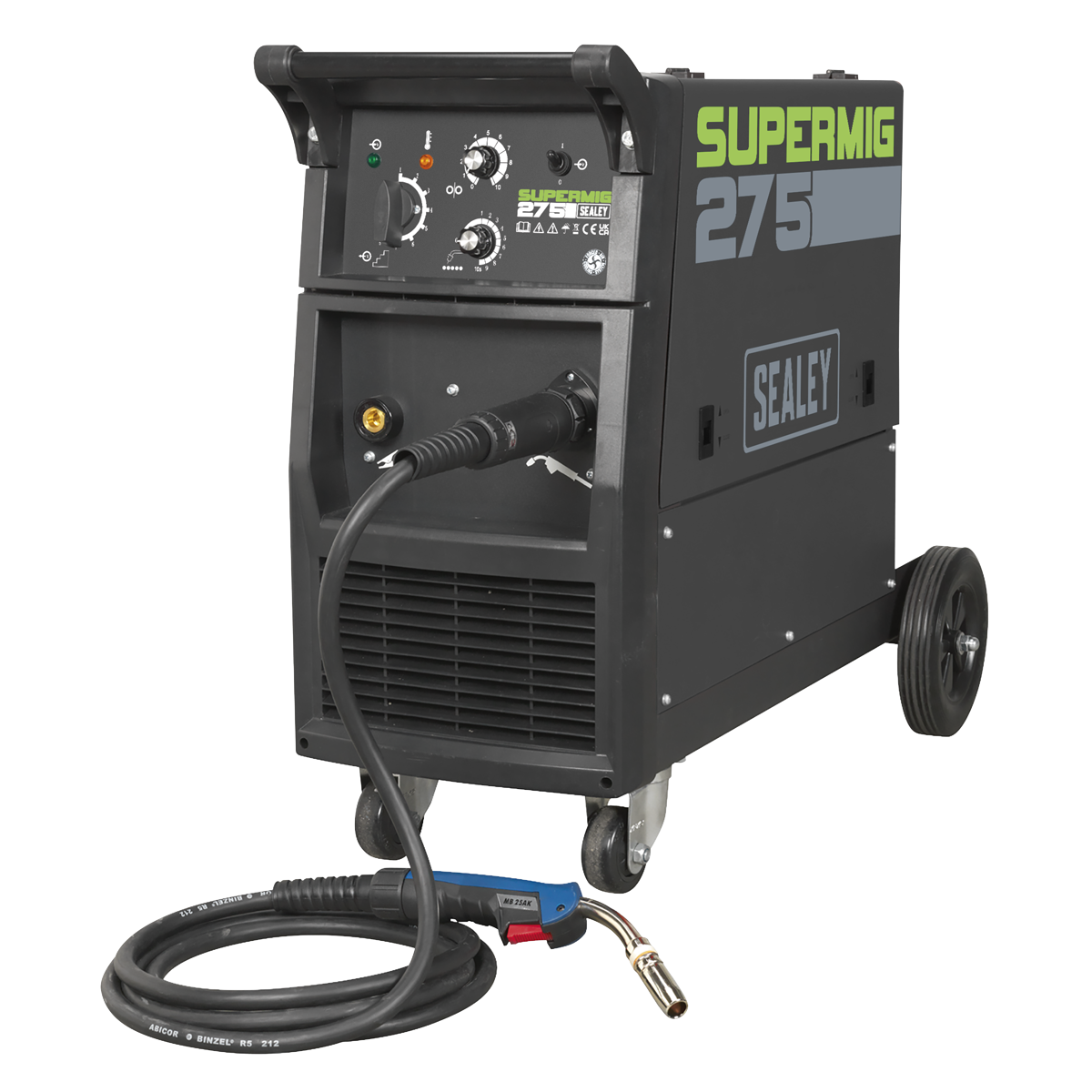 Professional MIG Welder 270Amp 230V with Binzel® Euro Torch SUPERMIG275