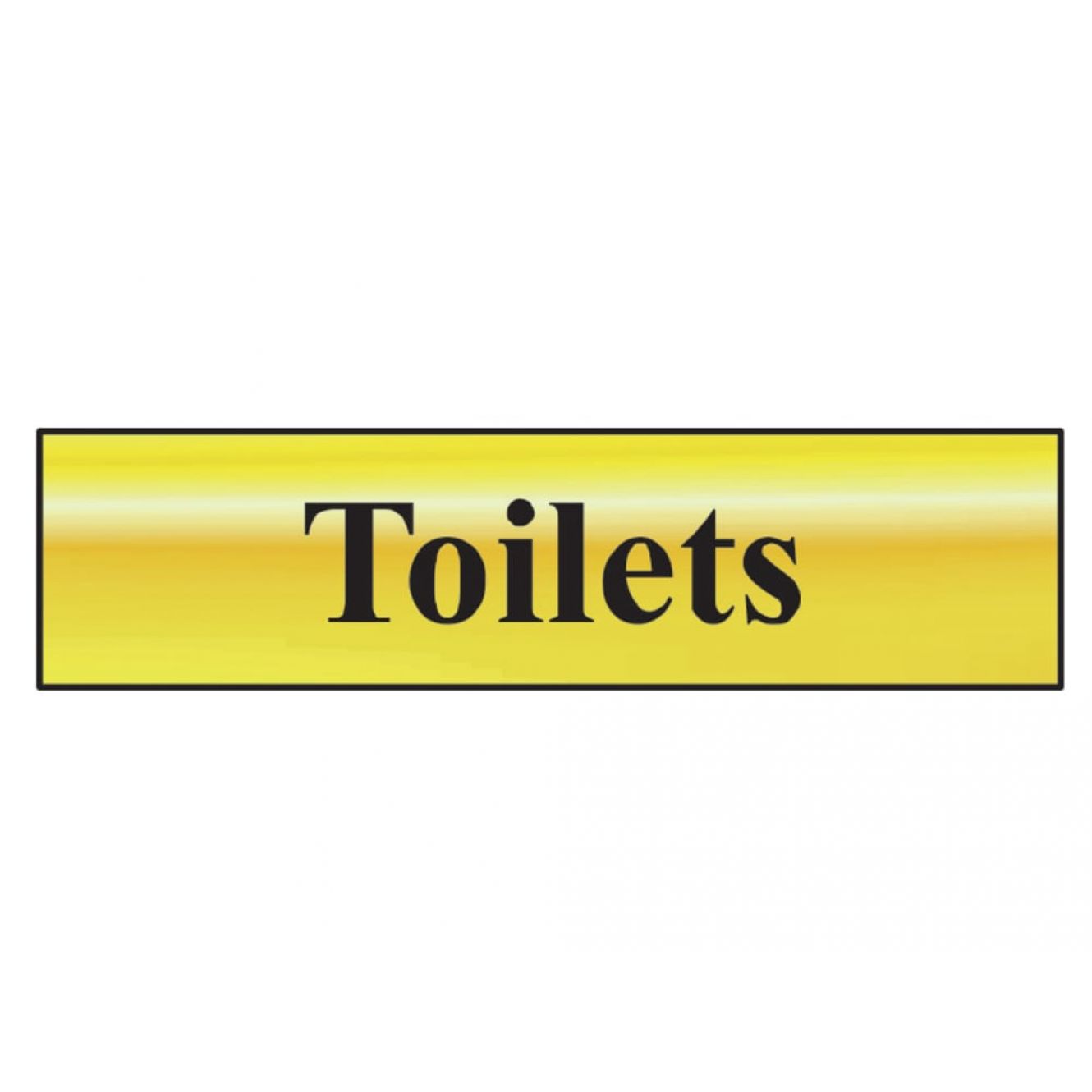 Toilets - Polished Brass Effect 200 x 50mm SCA6005