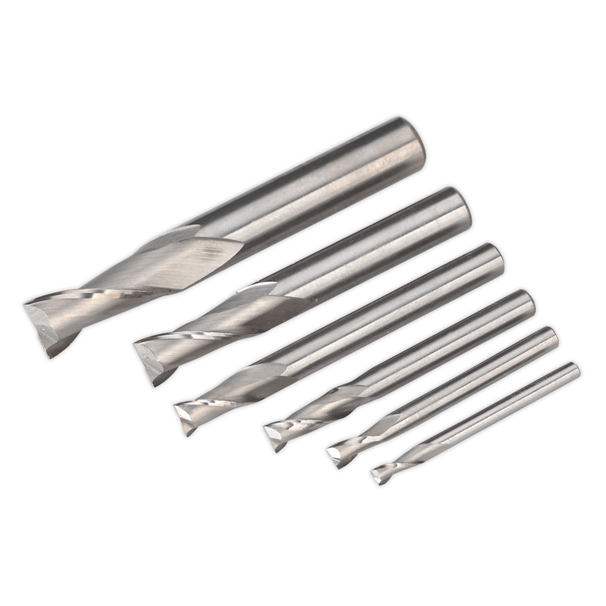 HSS End Mill Set MT2 Ø3-10mm SM2503EMSET