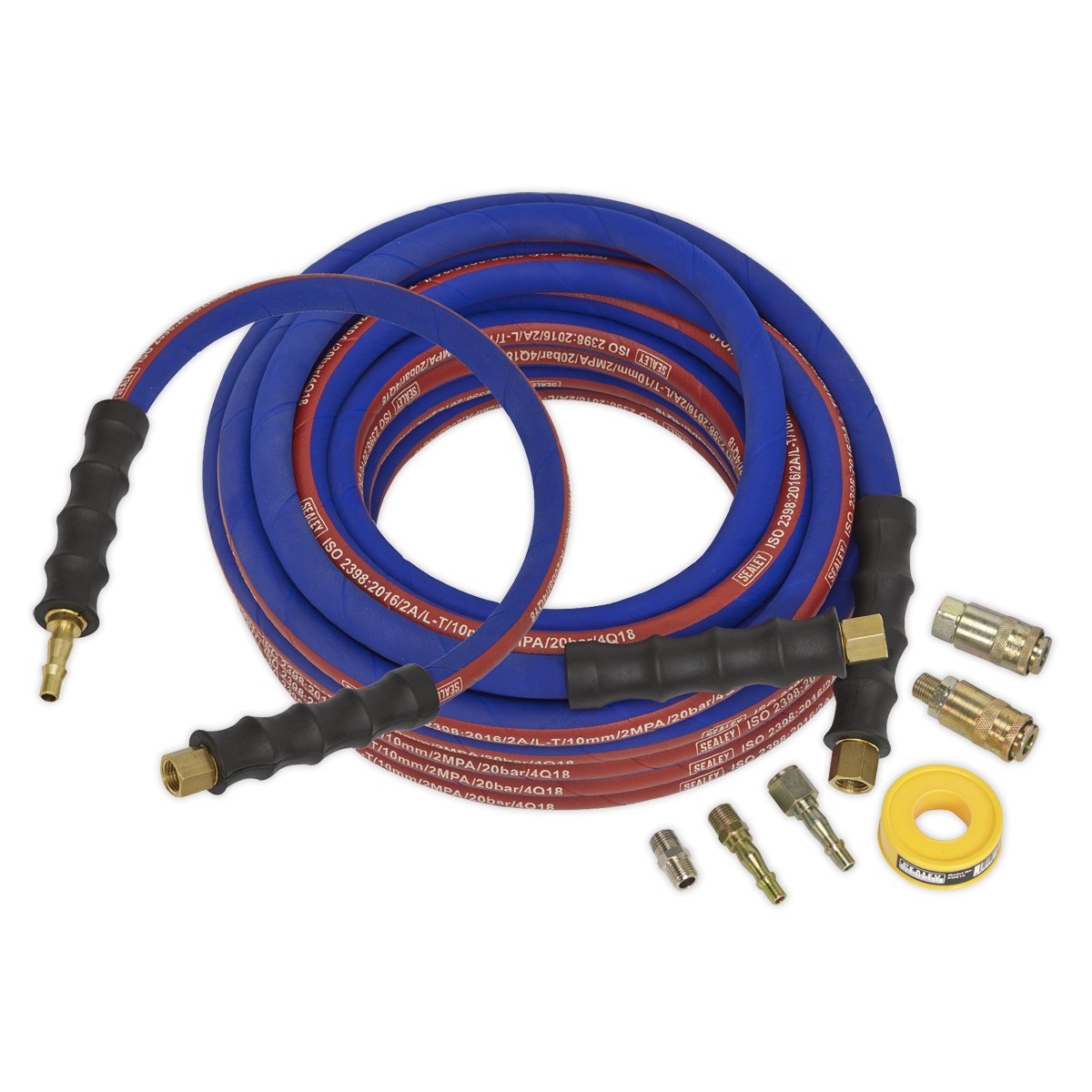 Air Hose Kit Heavy-Duty 15m x Ø10mm with Connectors AHK02