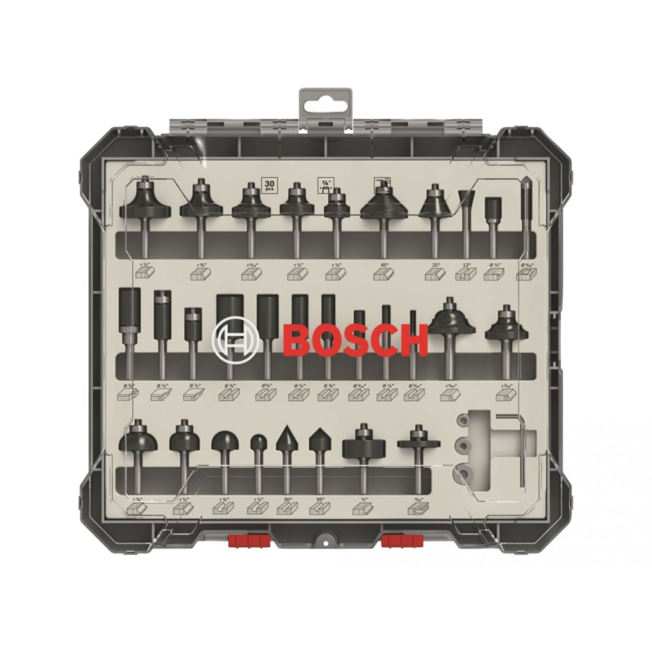 PRO Router Bit Mixed Set, 30 Piece BPA607017476