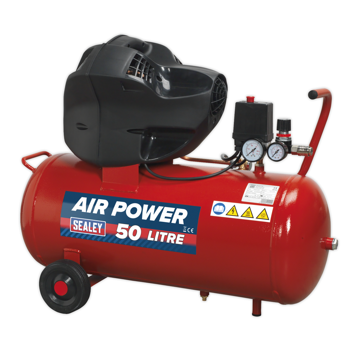 Air Compressor 50L V-Twin Direct Drive 3hp Oil Free SAC05030F