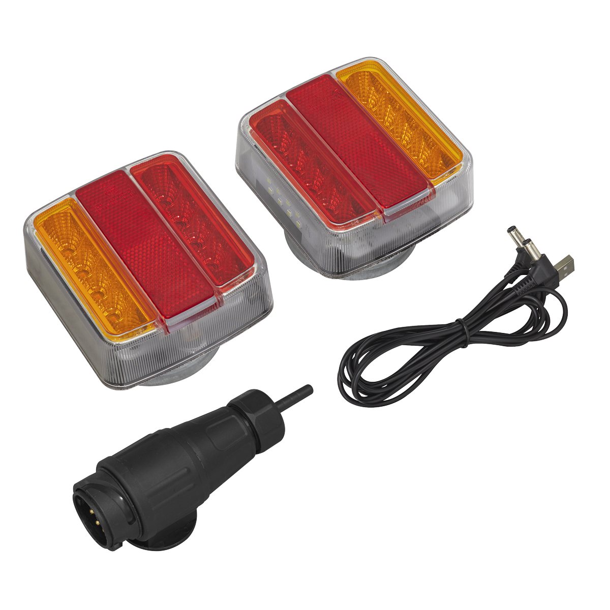 13-Pin Wireless SMD LED Trailer Light Set 2pc TB183LEDW