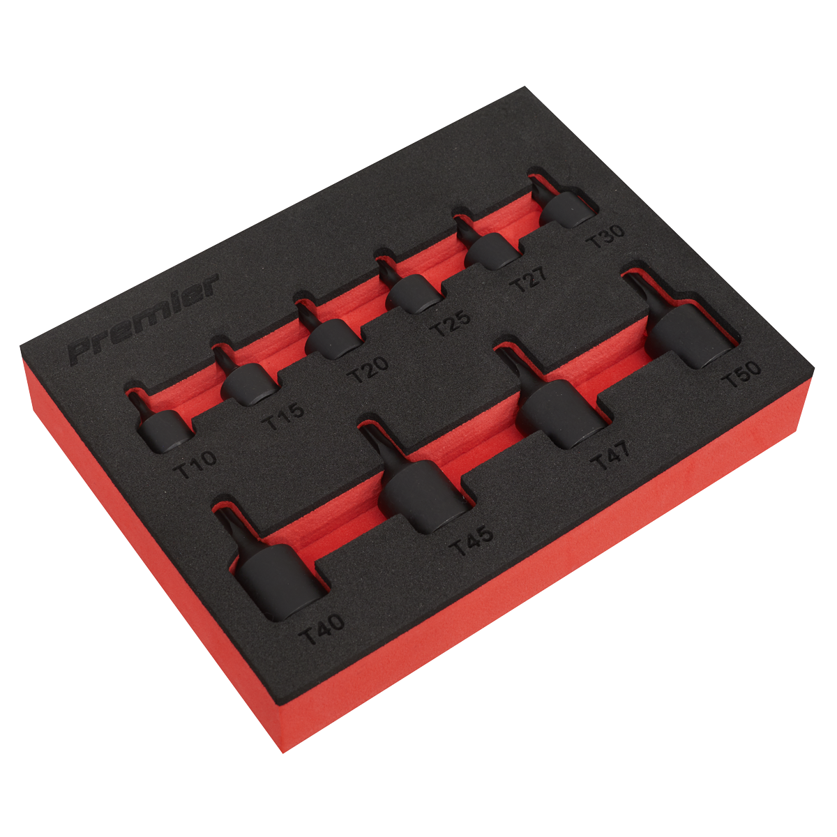 Low Profile TRX-Star* Impact Socket Bit Set 1/4" & 3/8" Sq Drive 10pc AK5526