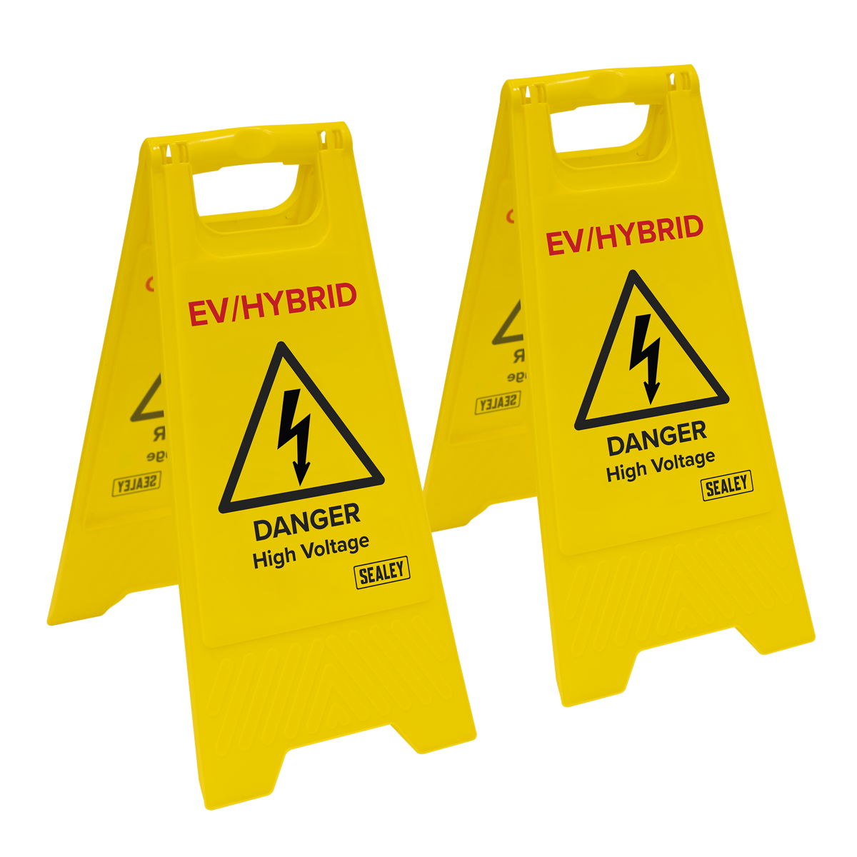 Hybrid/EV Floor Warning Signs - Pack of 2 EV19