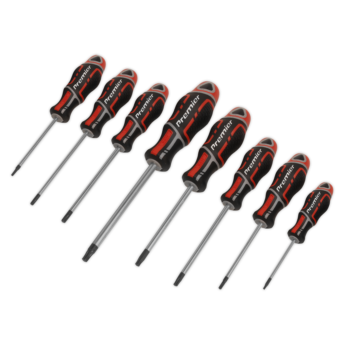 Screwdriver Set 8pc Security TRX-Star* GripMAX® - Red AK4323