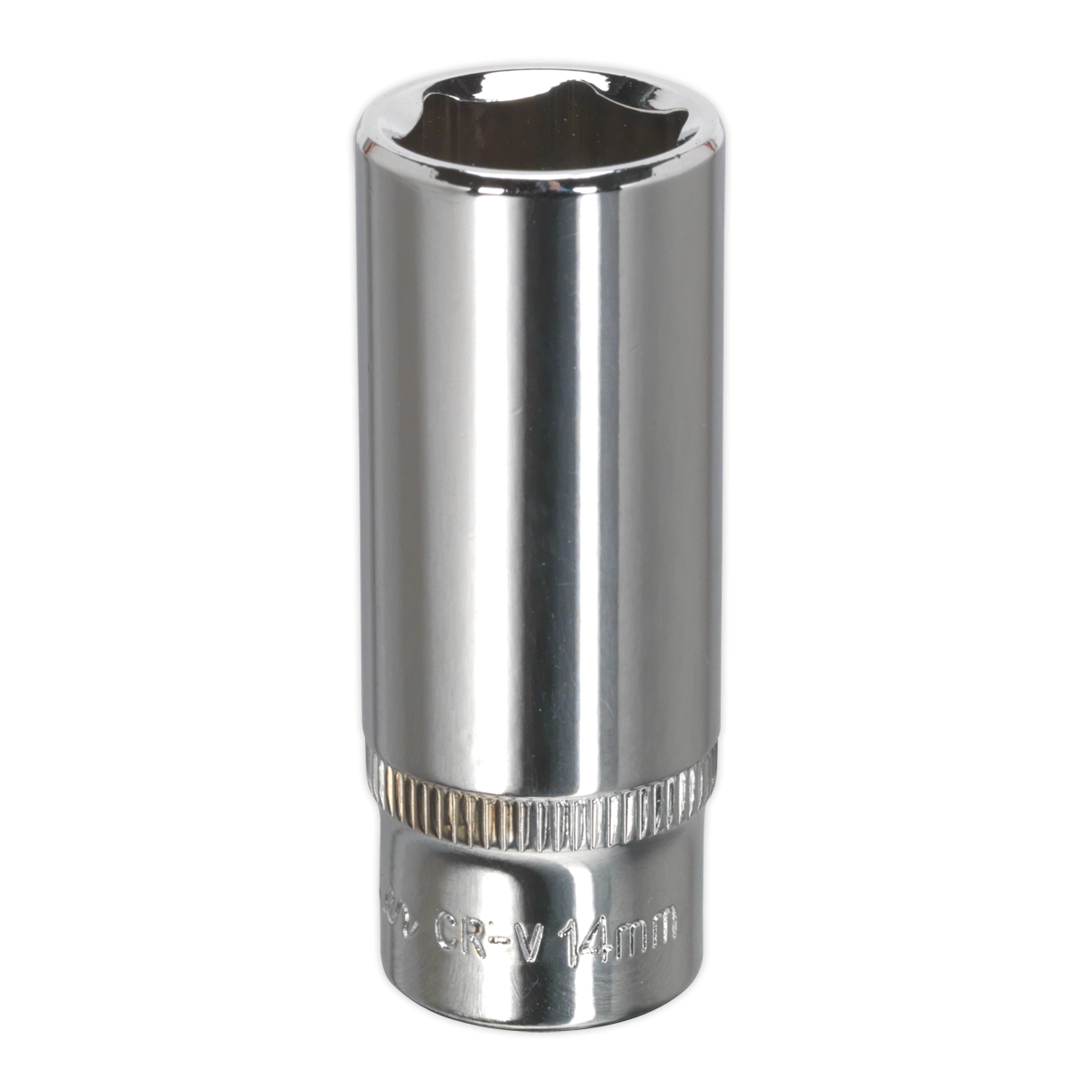 WallDrive® Socket 14mm Deep 1/4"Sq Drive Fully Polished SP1414D