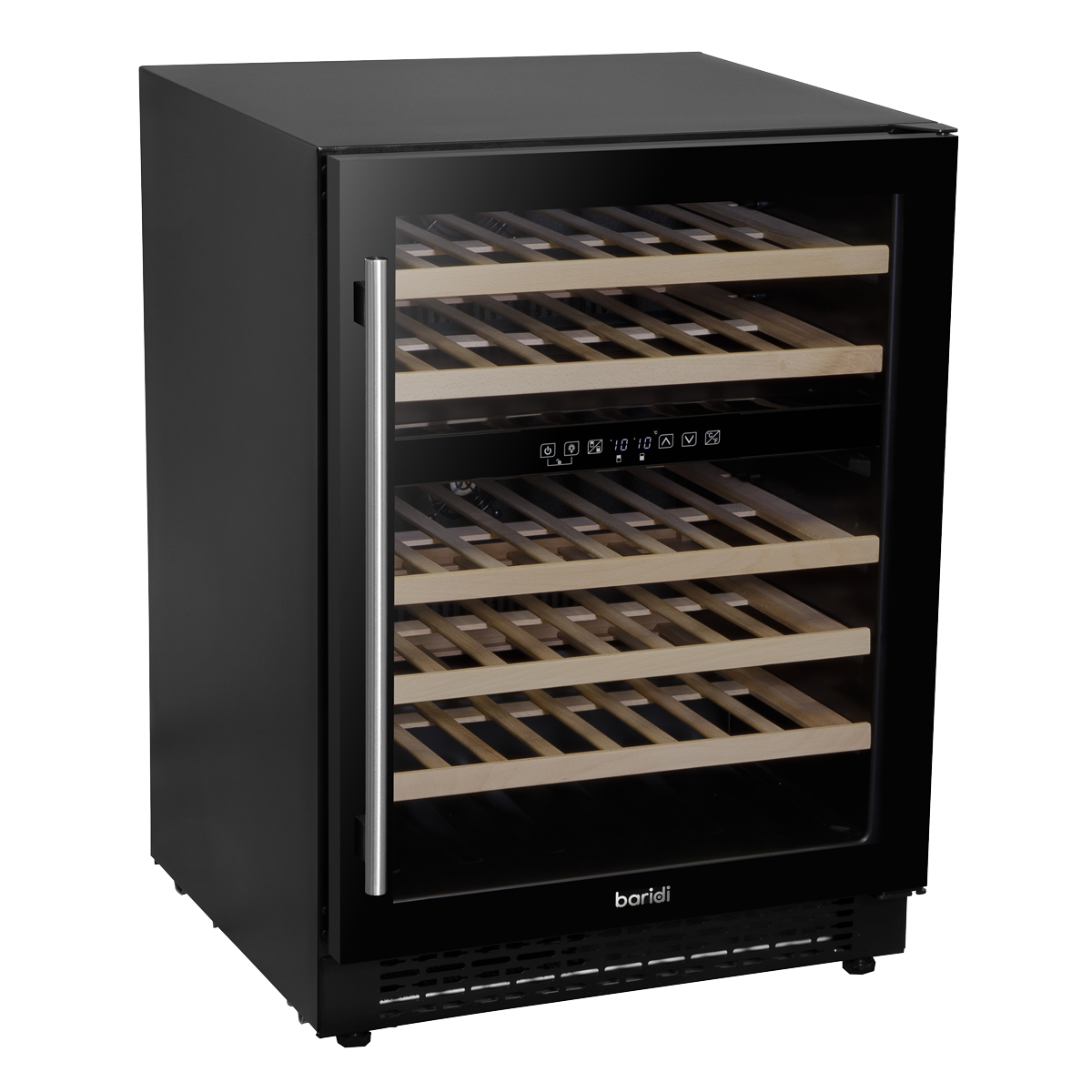 Baridi 46 Bottle Wine Cellar Fridge with Digital Touch Screen Controls, Black DH79