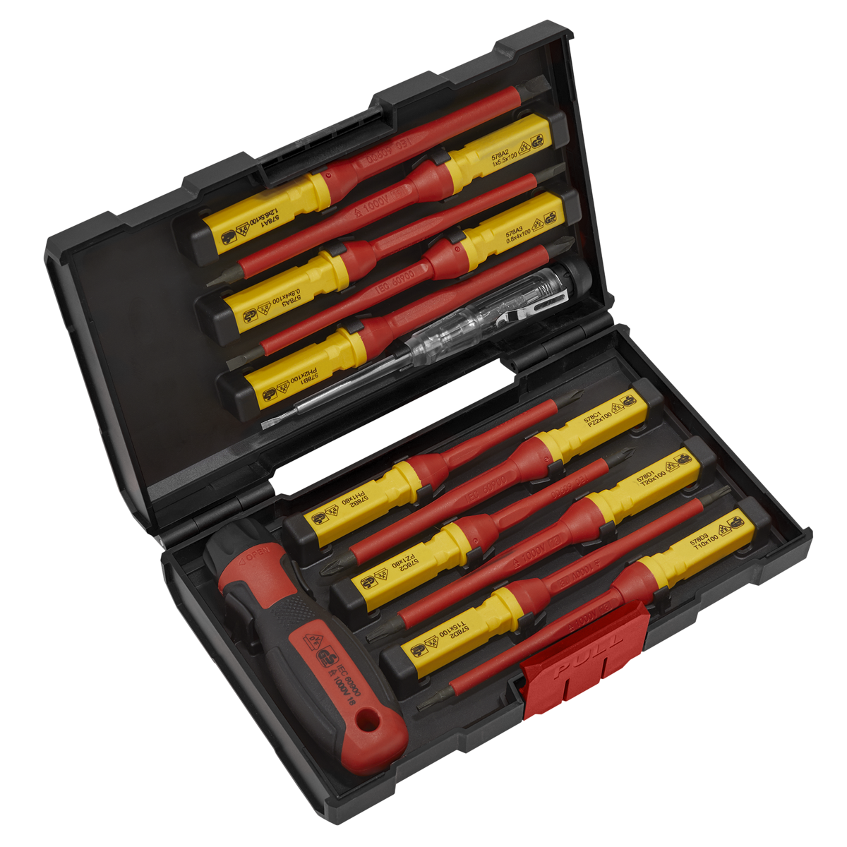 Screwdriver Set 13pc Interchangeable - VDE Approved AK6128