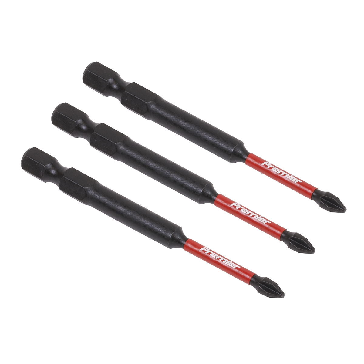Phillips #1 Impact Power Tool Bits 75mm - 3pc AK8254