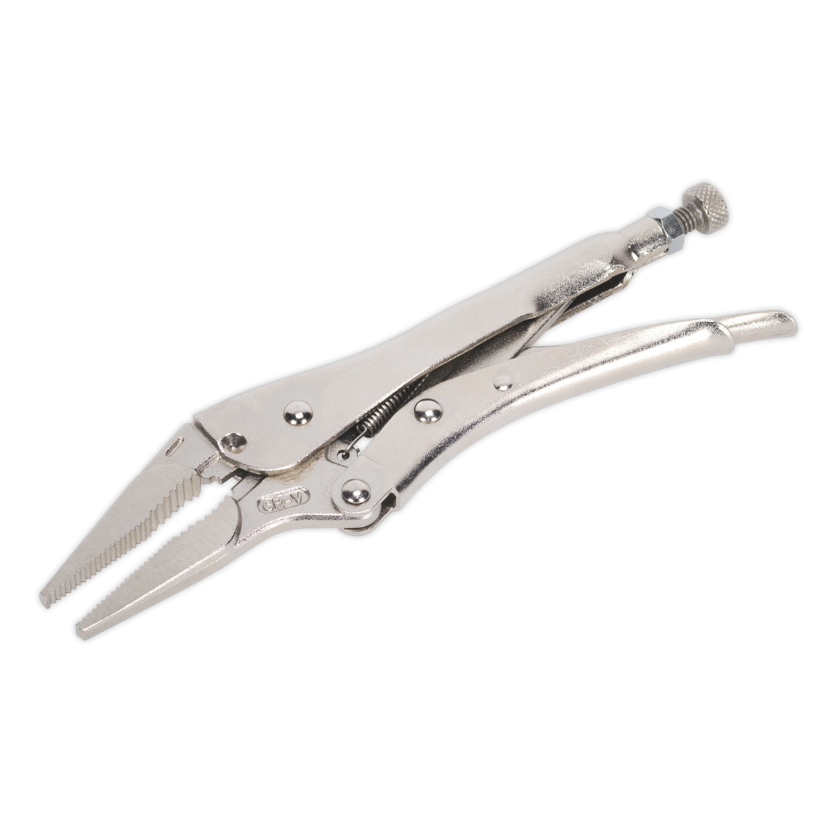 Locking Pliers Long Nose 210mm 0-60mm Capacity AK6825