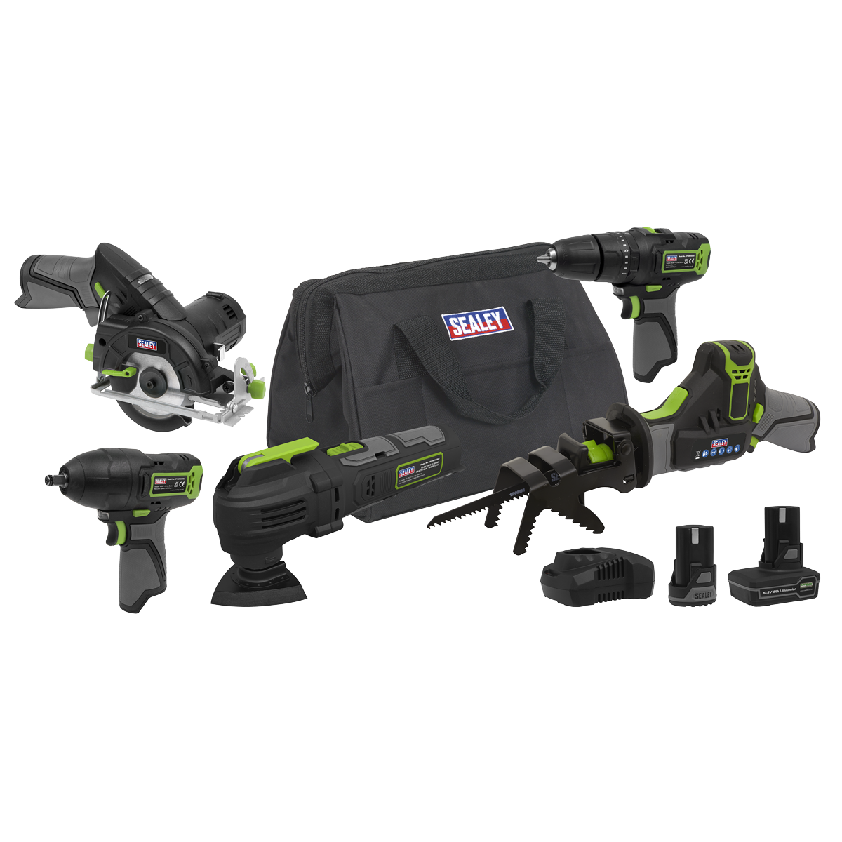 5 x 10.8V SV10.8 Series Cordless Combo Kit - 2 Batteries CP108VCOMBO8