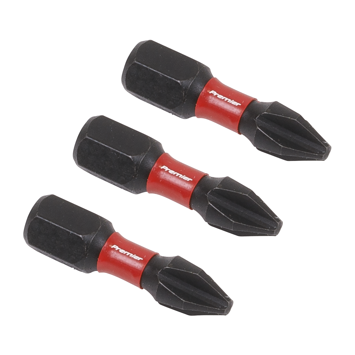 Phillips #2 Impact Power Tool Bits 25mm - 3pc AK8205