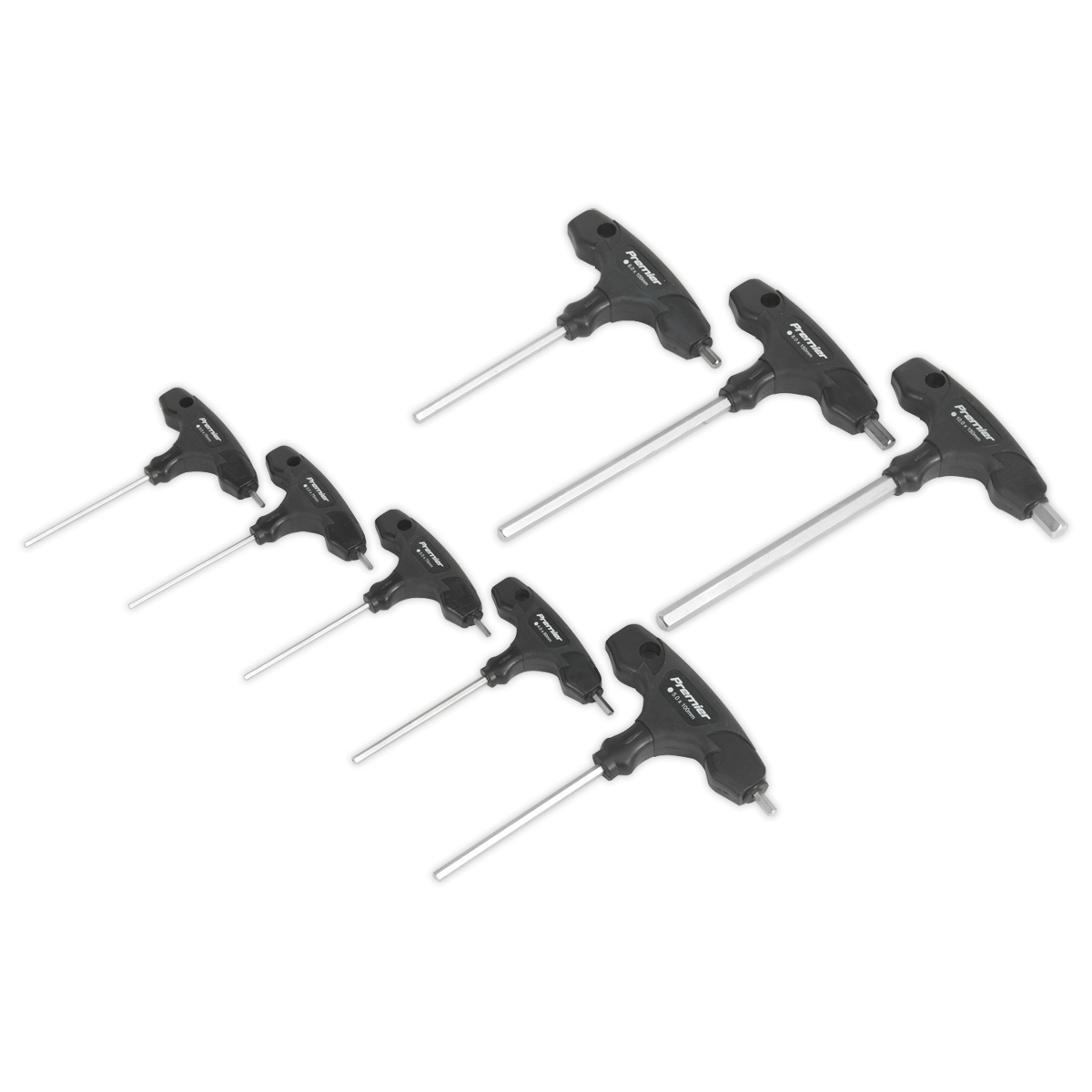 Hex Key Set 8pc T-Handle Metric AK7143