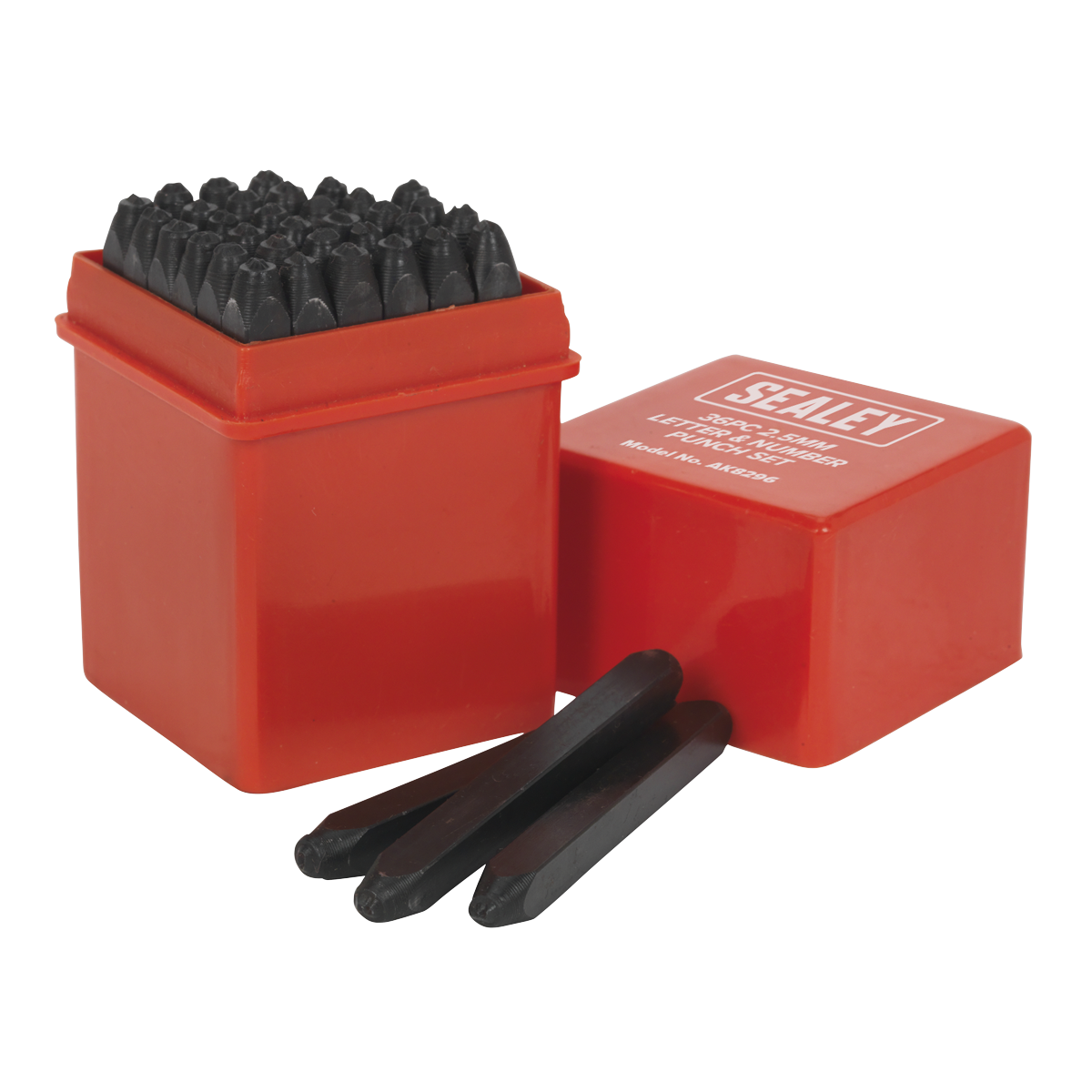 Letter & Number Punch Set 36pc 2.5mm AK8296