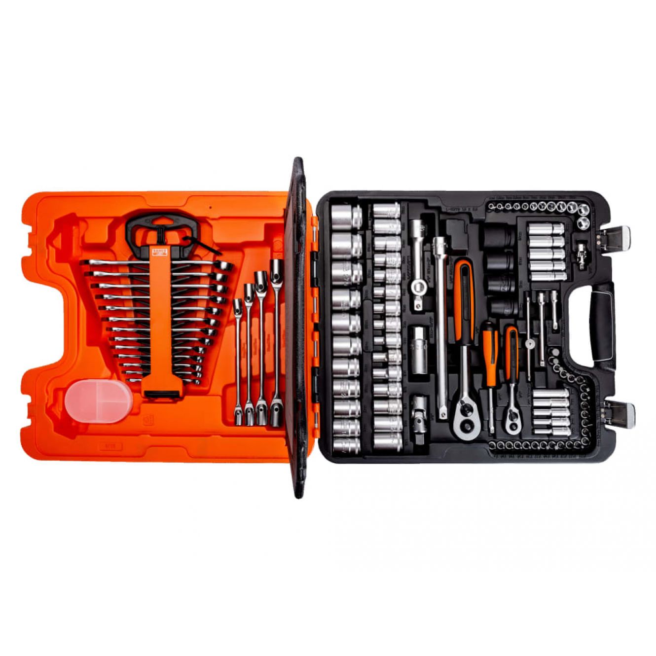 S108 Socket & Combination Spanner Set of 108 Metric 1/4in & 1/2in Drive BAHS108