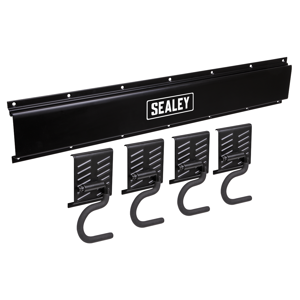 4 Hook Storage Rail Wall Mounting APHKIT5