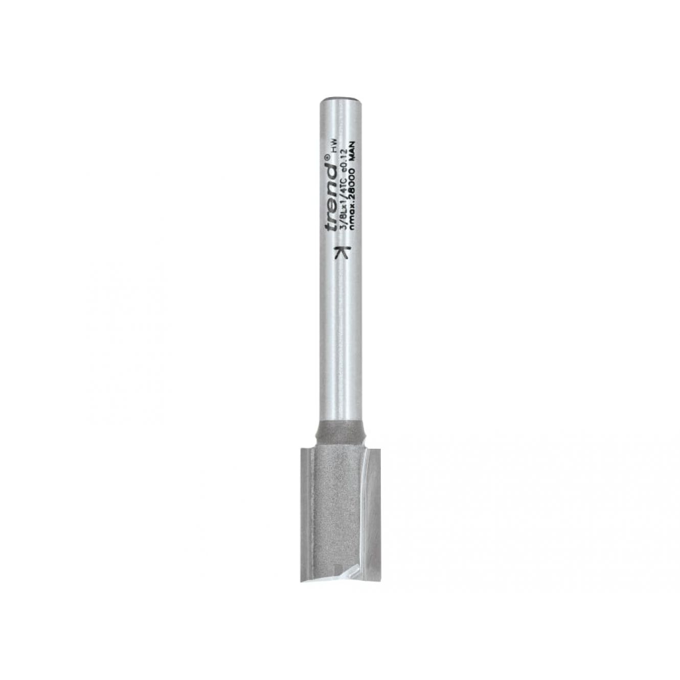 Two Flute Cutter D-Namic Carbide, 1/4in