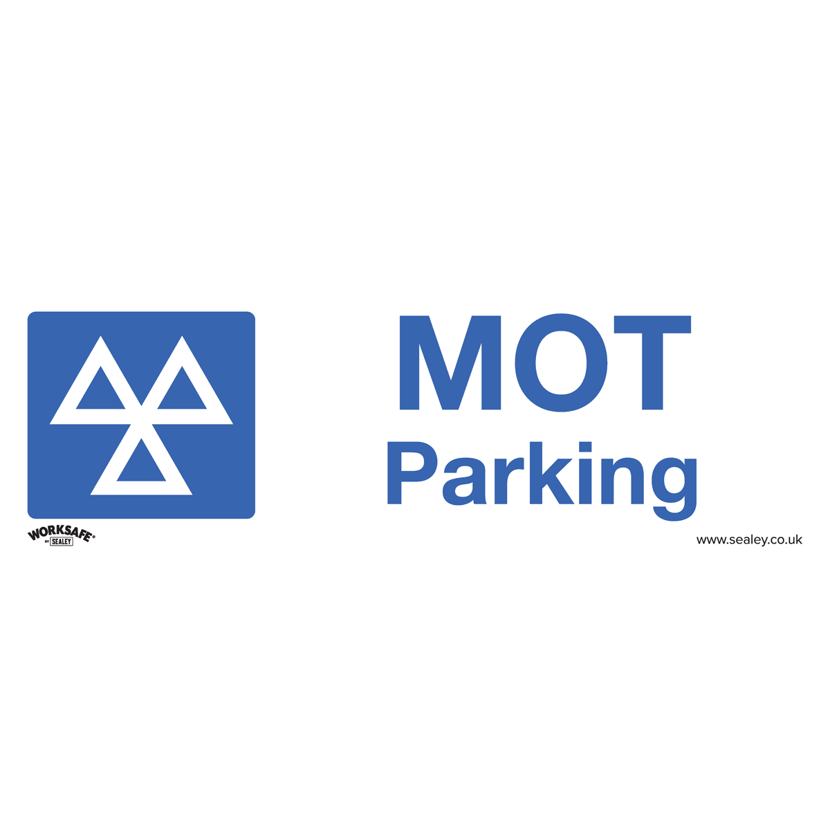 Warning Safety Sign - MOT Parking - Self-Adhesive Vinyl - Pack of 10 SS49V10