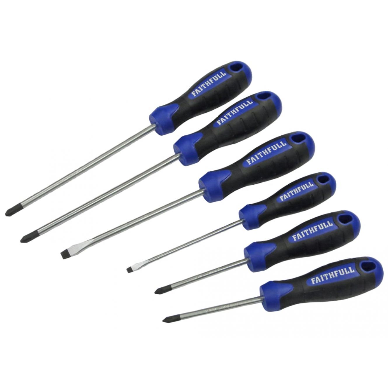 Boxed Soft Grip Screwdriver Set, 6 Piece FAISDSET6PRO