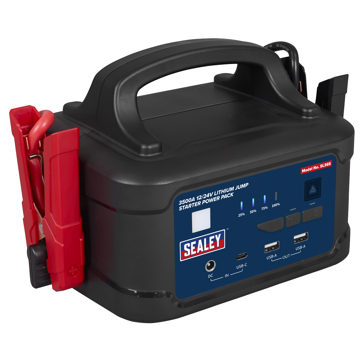 3500A 12/24V Lithium Jump Starter Power Pack SL36S