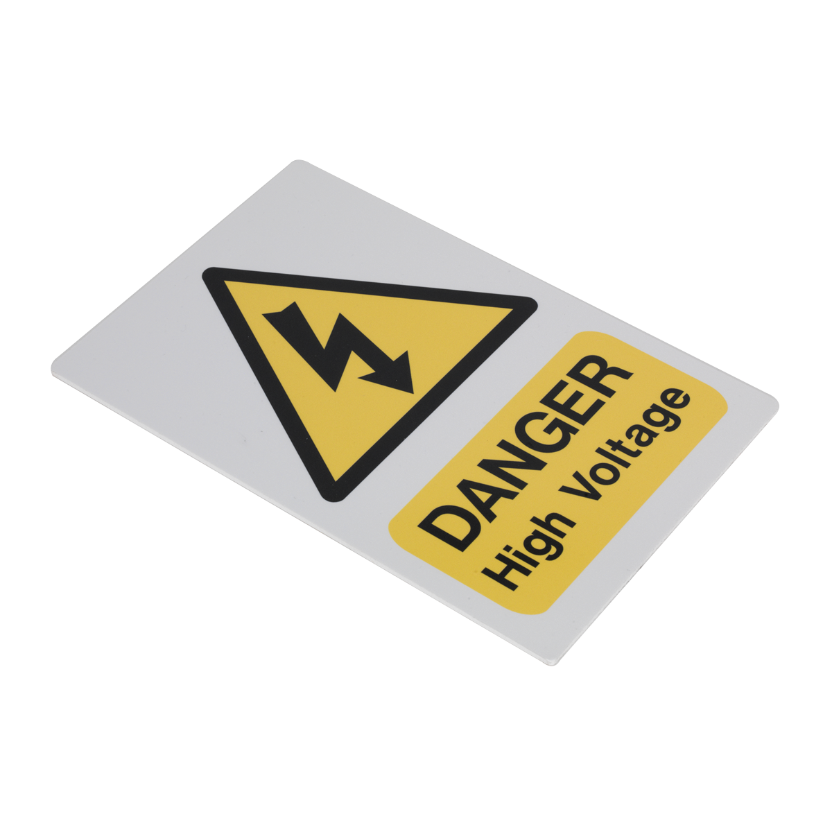 High Voltage Warning Sign 200 x 300mm HVSA4