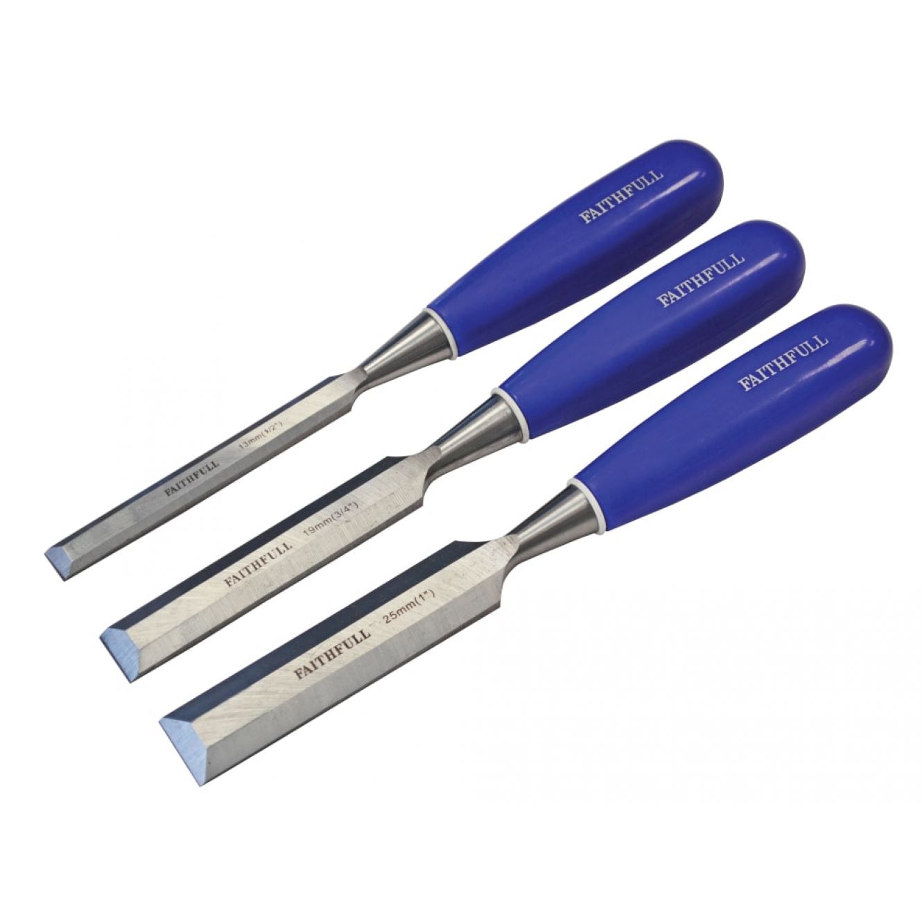 Bevel Edge Chisel Blue Grip