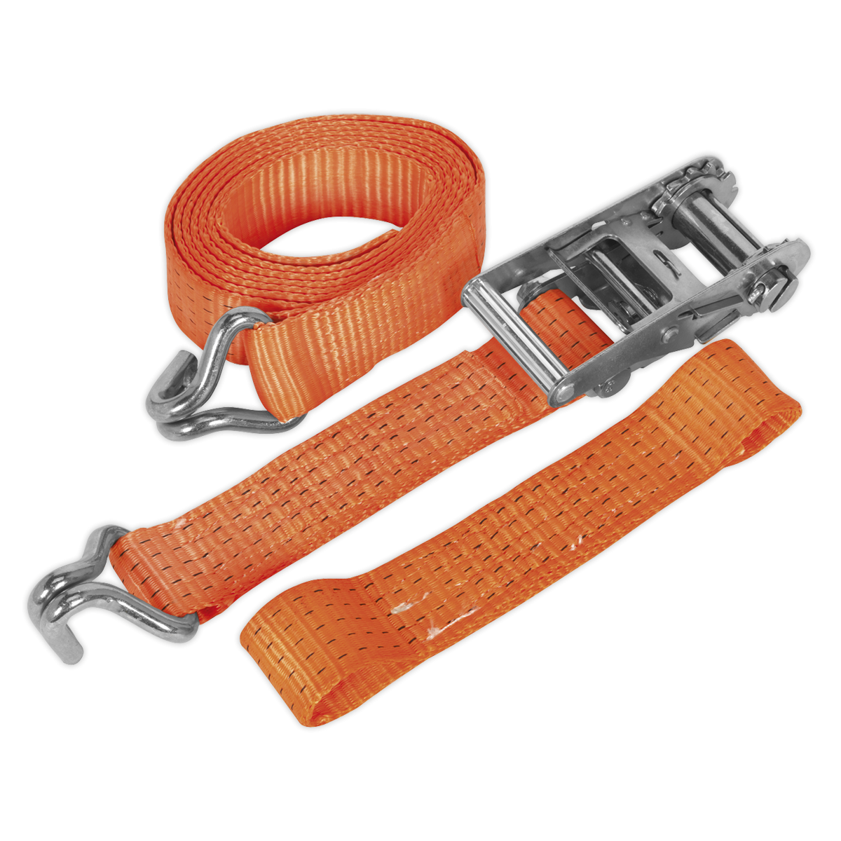 Car Transporter Ratchet Strap 50mm x 3m Alloy Wheel - Single 5000kg Breaking Strength TDRWA