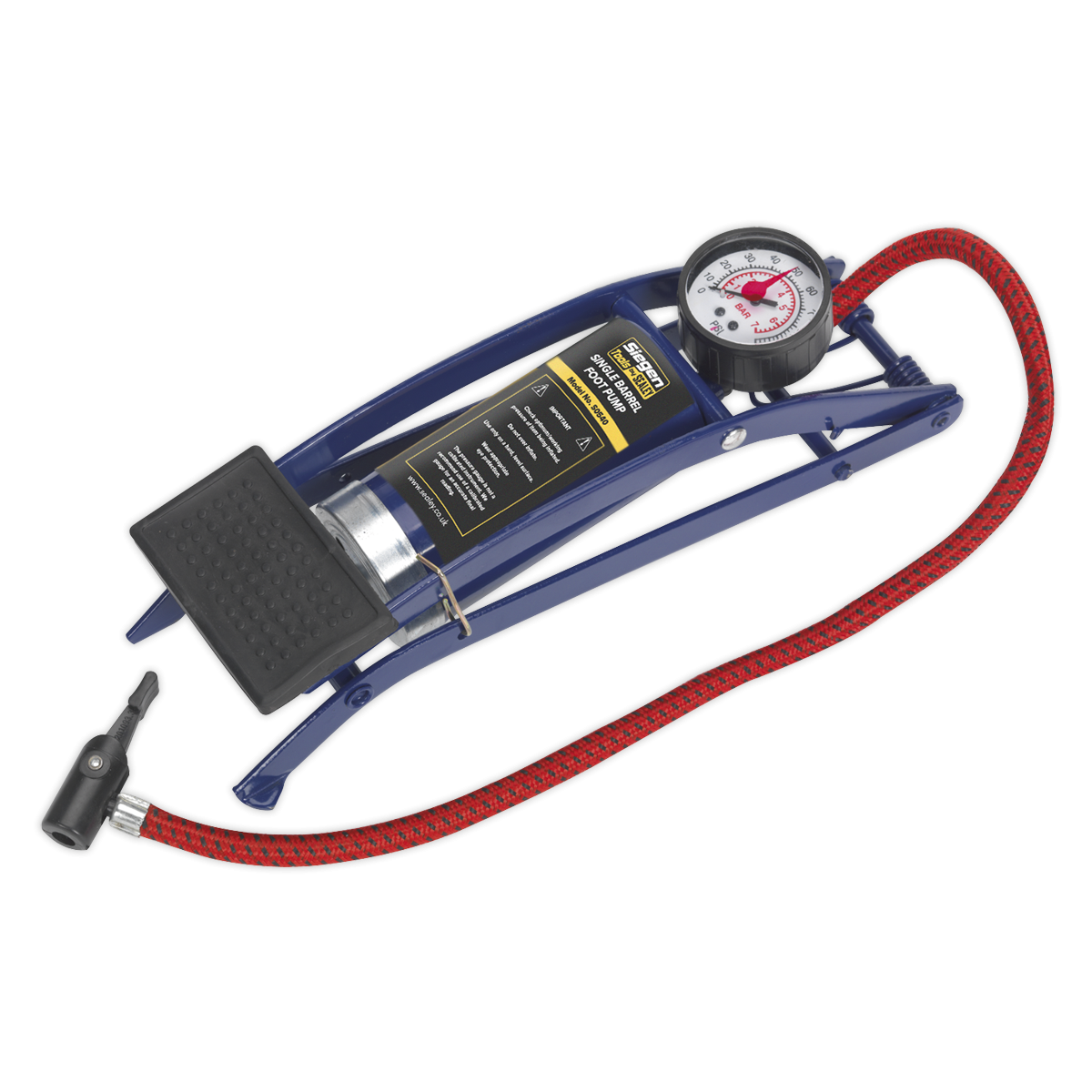 Foot Pump Single Barrel S0540