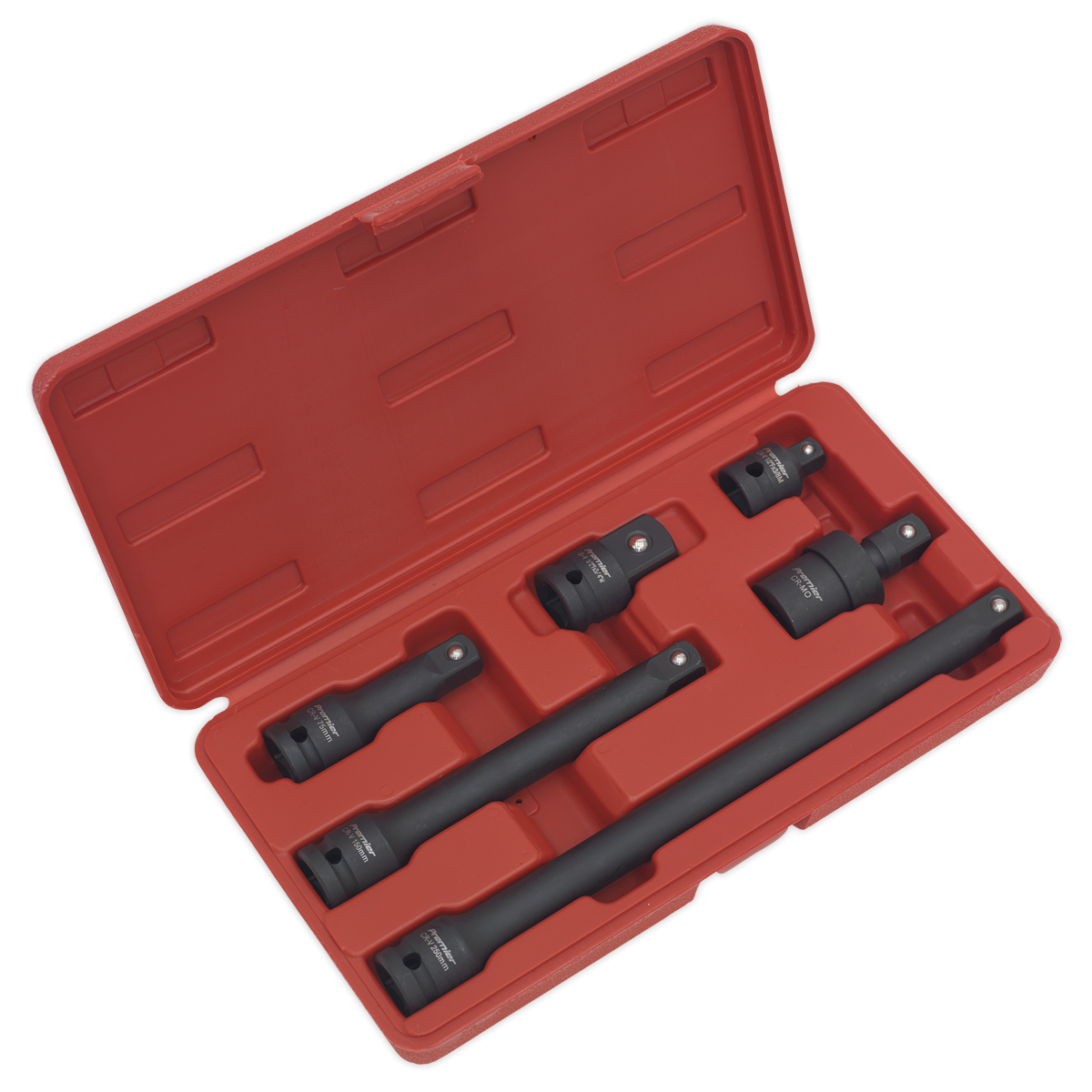 Impact Adaptor & Extension Bar Set 6pc 1/2"Sq Drive AK5514