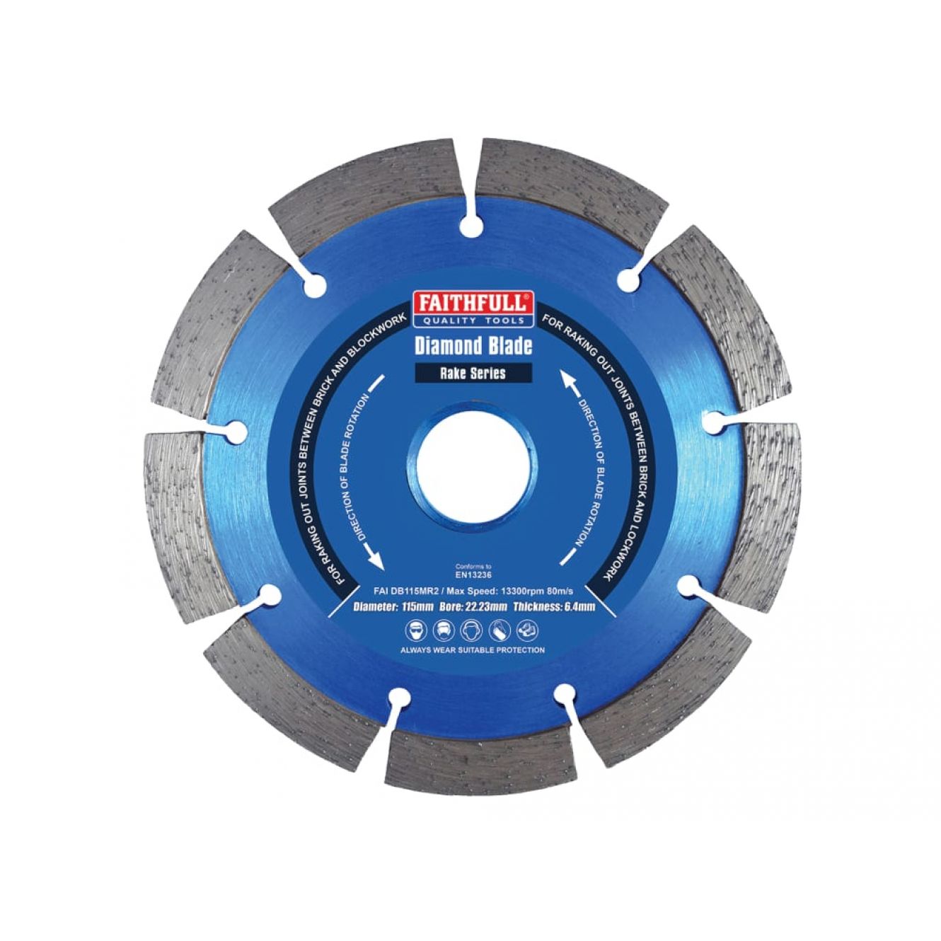Mortar Raking Diamond Blade 115 x 22mm FAIDB115MR2