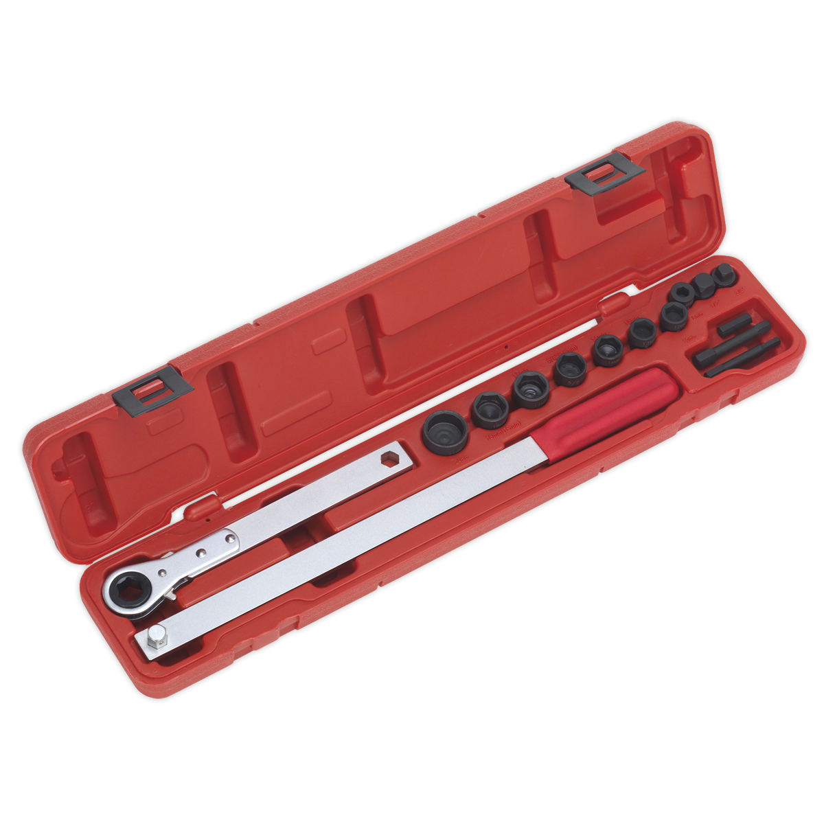 Ratchet Action Auxiliary Belt Tension Tool Kit VS784
