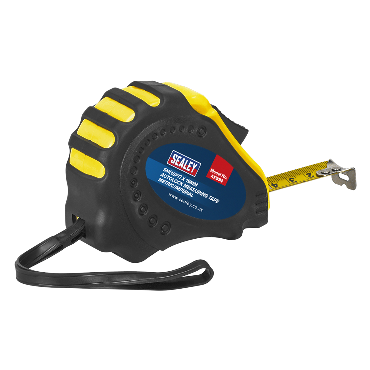 Auto Lock Tape Measure 5m(16ft) x 19mm - Metric/Imperial AK994