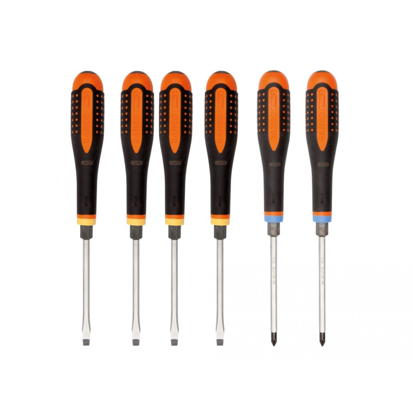 BE-9882TB ERGO™ Through Blade Screwdriver Set, 6 Piece BAH9882TB