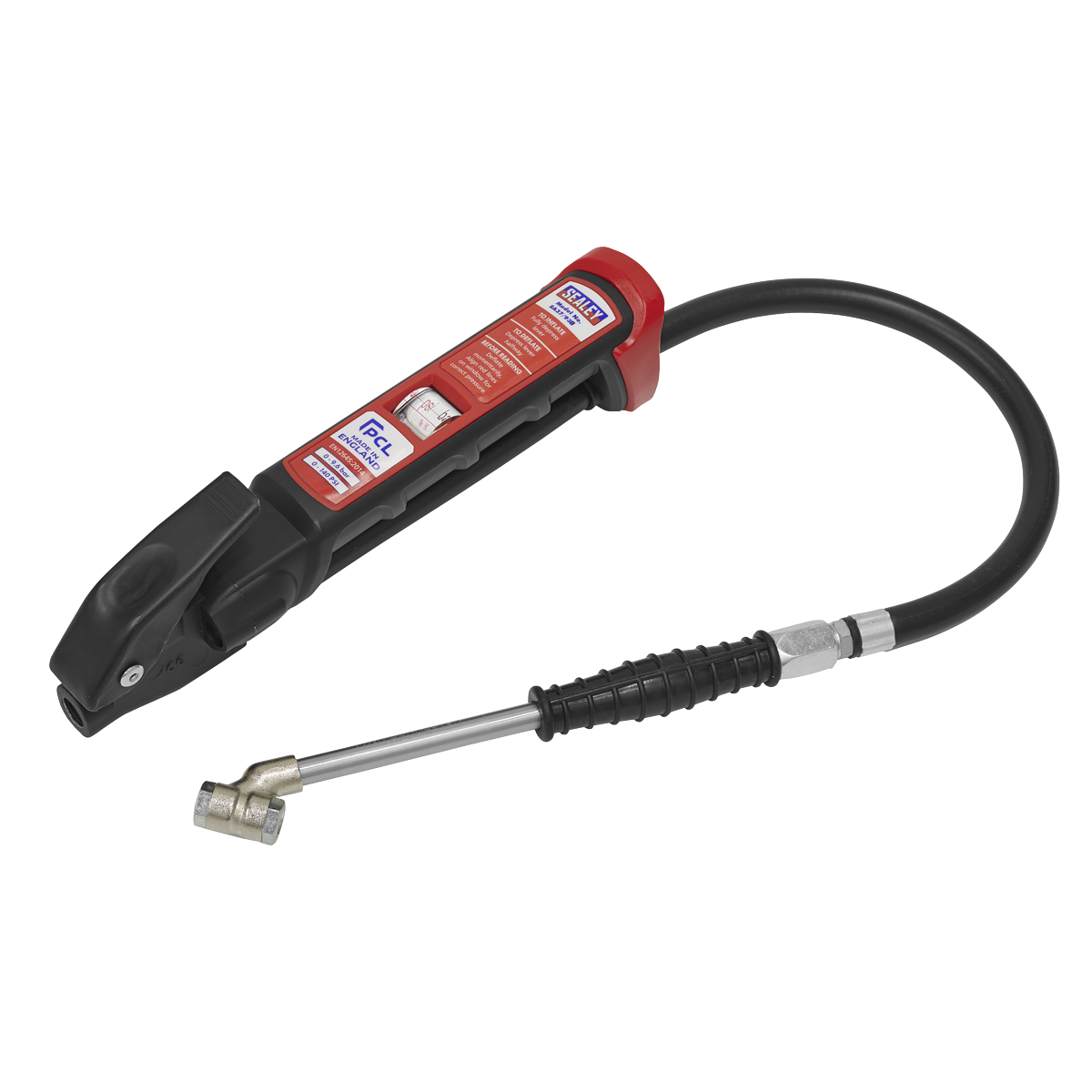 Anodised Tyre Inflator with Twin Push-On Connector SA37/93B