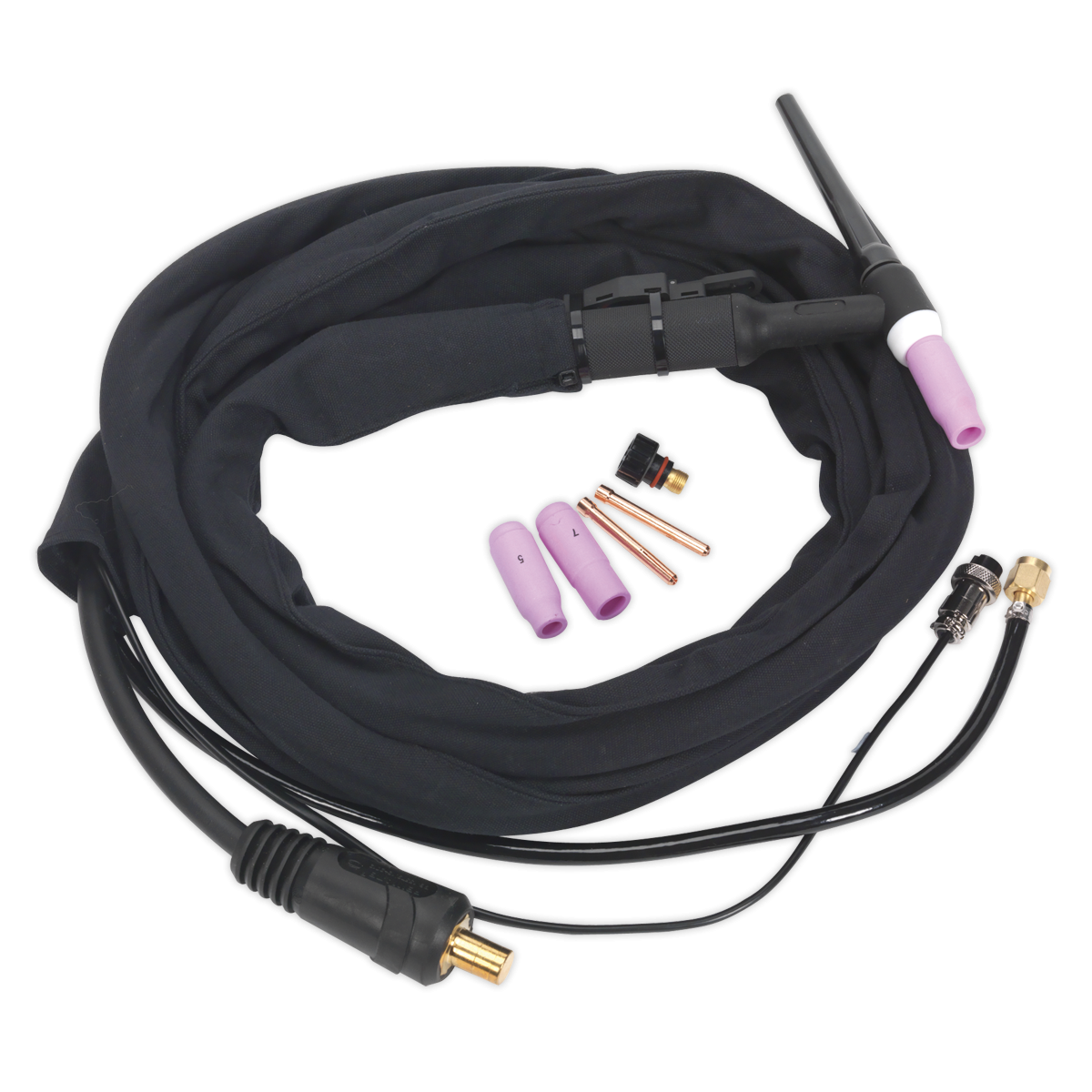 Inverter TIG Welding Torch 25mm² with Push-Button TIG12S