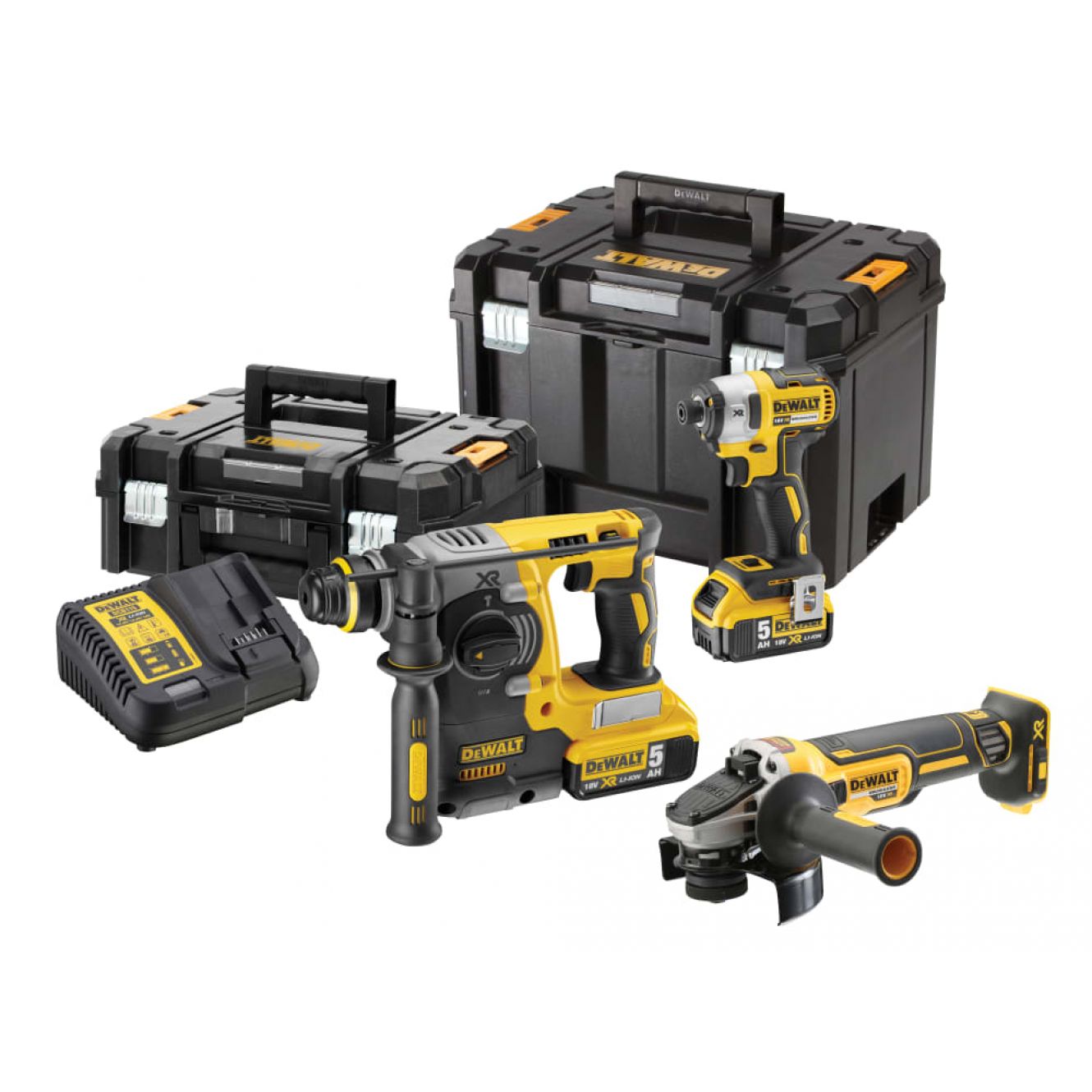 DCK305P2T XR Brushless Triple Kit 18V 2 x 5.0Ah Li-ion DEWDCK305P2T