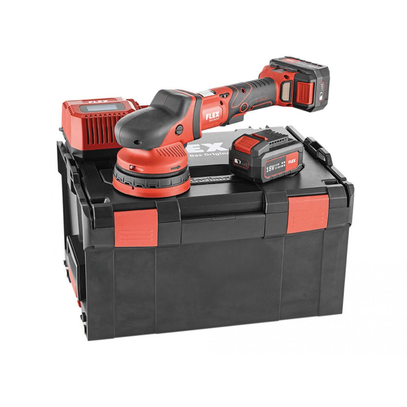 XCE 8125 18.0-EC Random Orbital Polisher 18V 2 x 5.0Ah Li-ion FLX465070