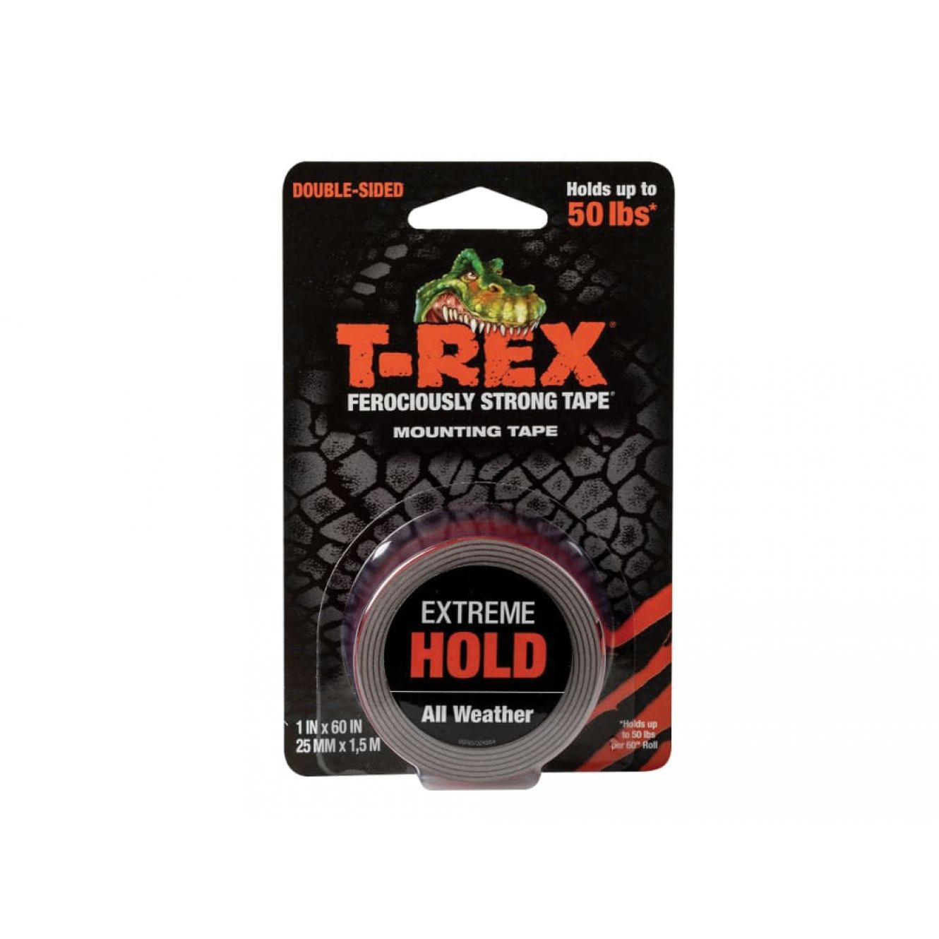 T-REX® Extreme Hold Mounting Tape 25mm x 1.5m SHU285665