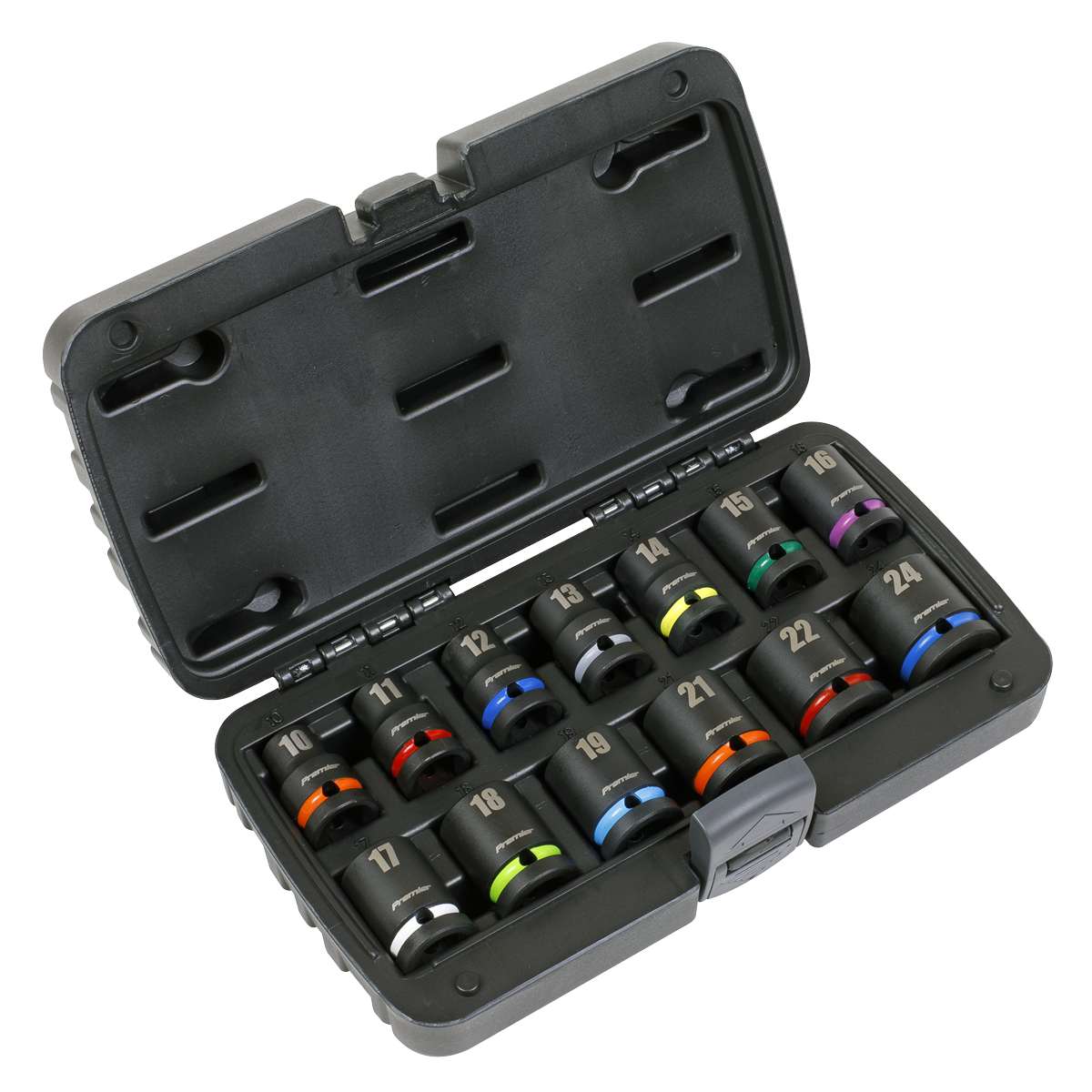 Impact Socket Set 13pc 1/2"Sq Drive Metric AK5617M