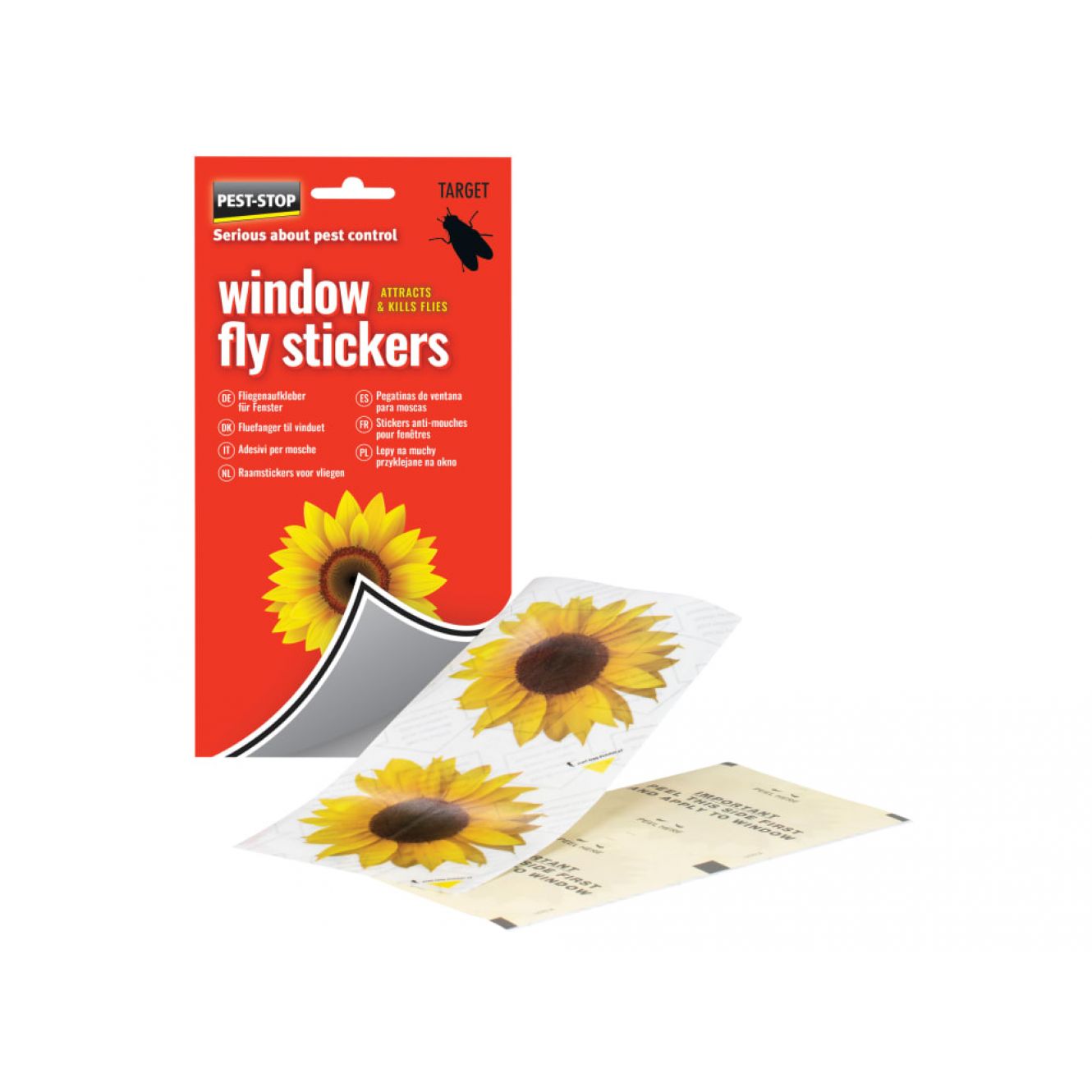 Window Fly Stickers (Pack 4) PRCPSWFS