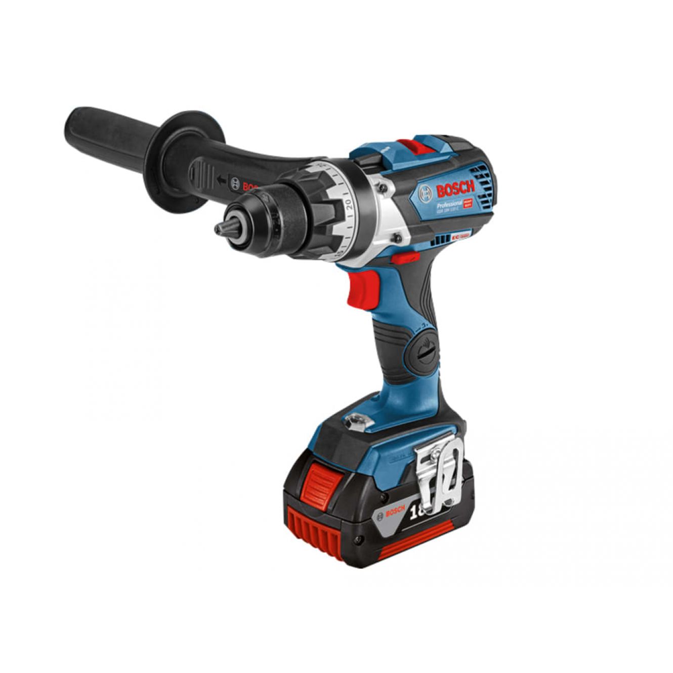 GSR 18V-110 C Professional Drill Driver 18V 2 x 5.0Ah Li-ion BSH6019G0174