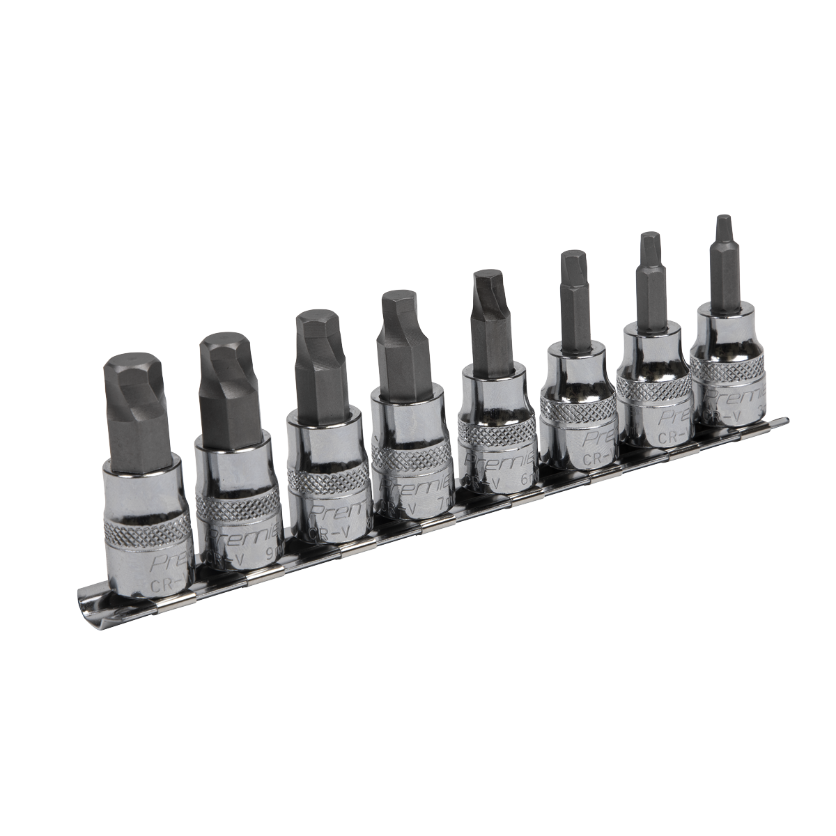 Hex Socket Bit Set Lock-On™ 8pc 3/8"Sq Drive Metric AK65601