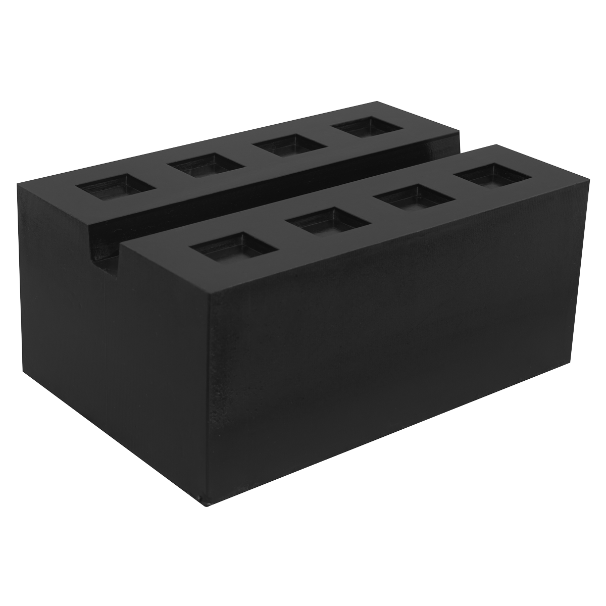 Slotted Rubber Support Block for Viking Jacking Beams 80mm SJBEX.A03