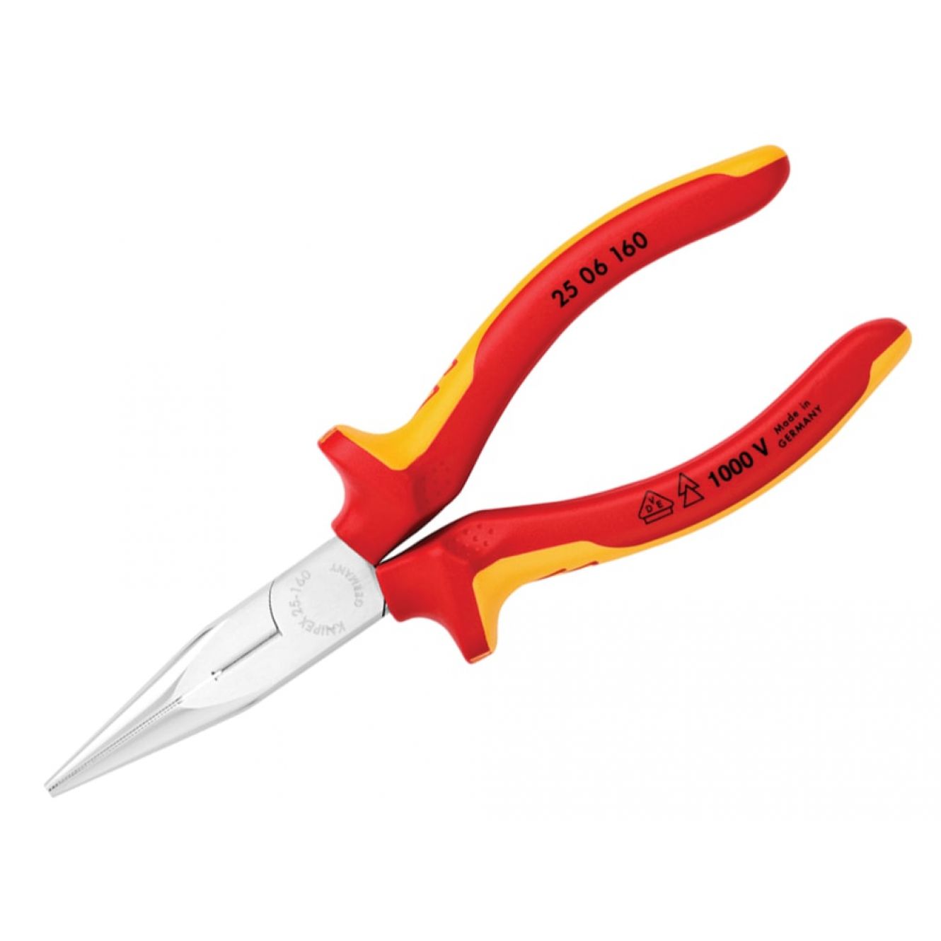VDE Snipe Nose Side Cutting Pliers (Radio) 160mm KPX2506160