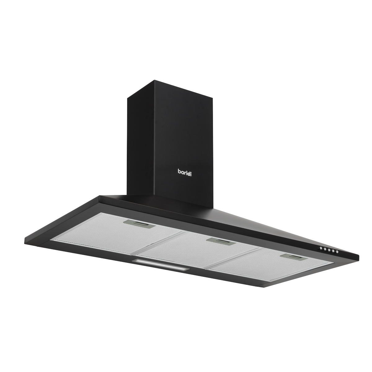 Baridi Cooker Hood,Chimney Style with Carbon Filters 90cm - Black DH59