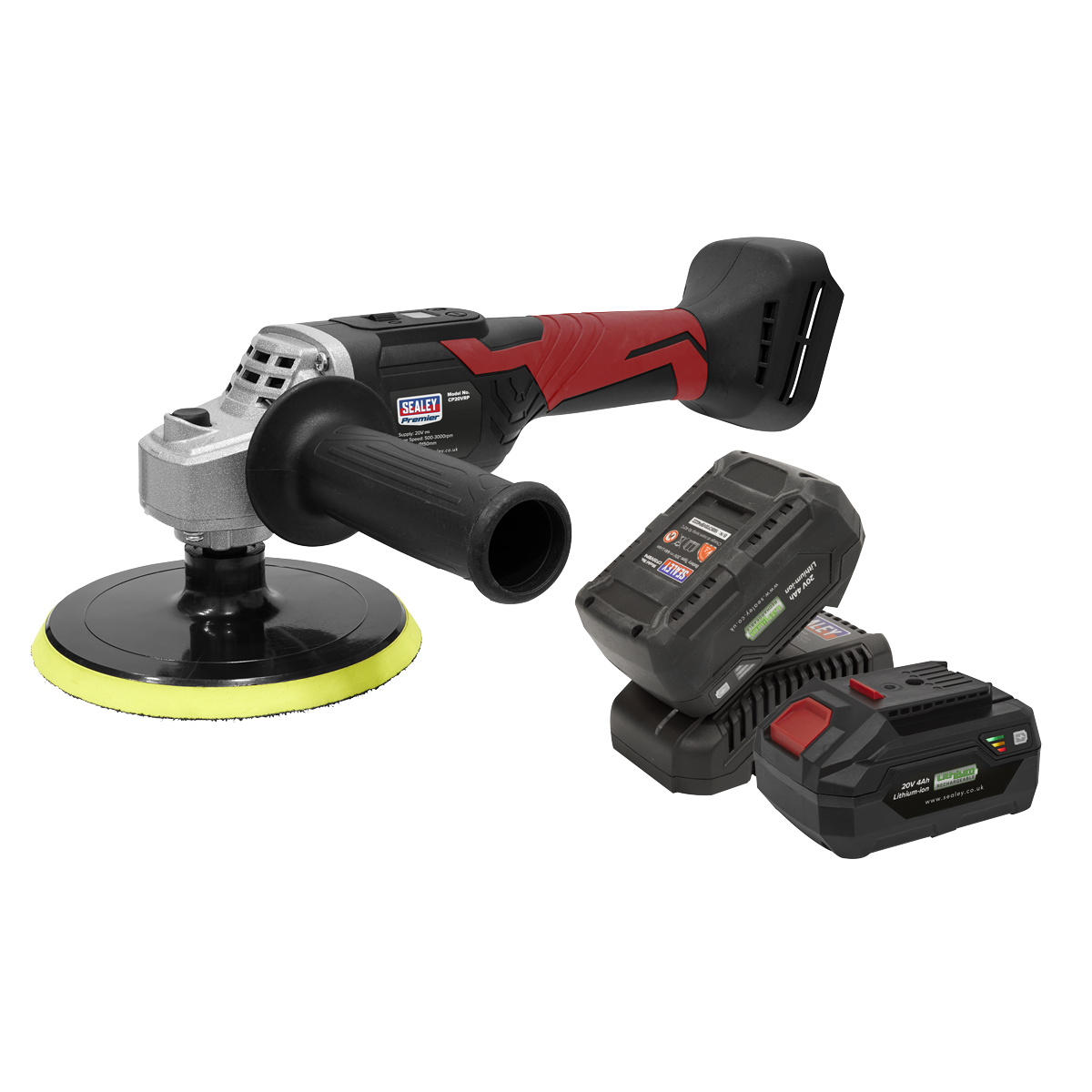 Cordless Rotary Polisher Kit 20V SV20 Series Ø150mm - 2 Batteries CP20VRPKIT2